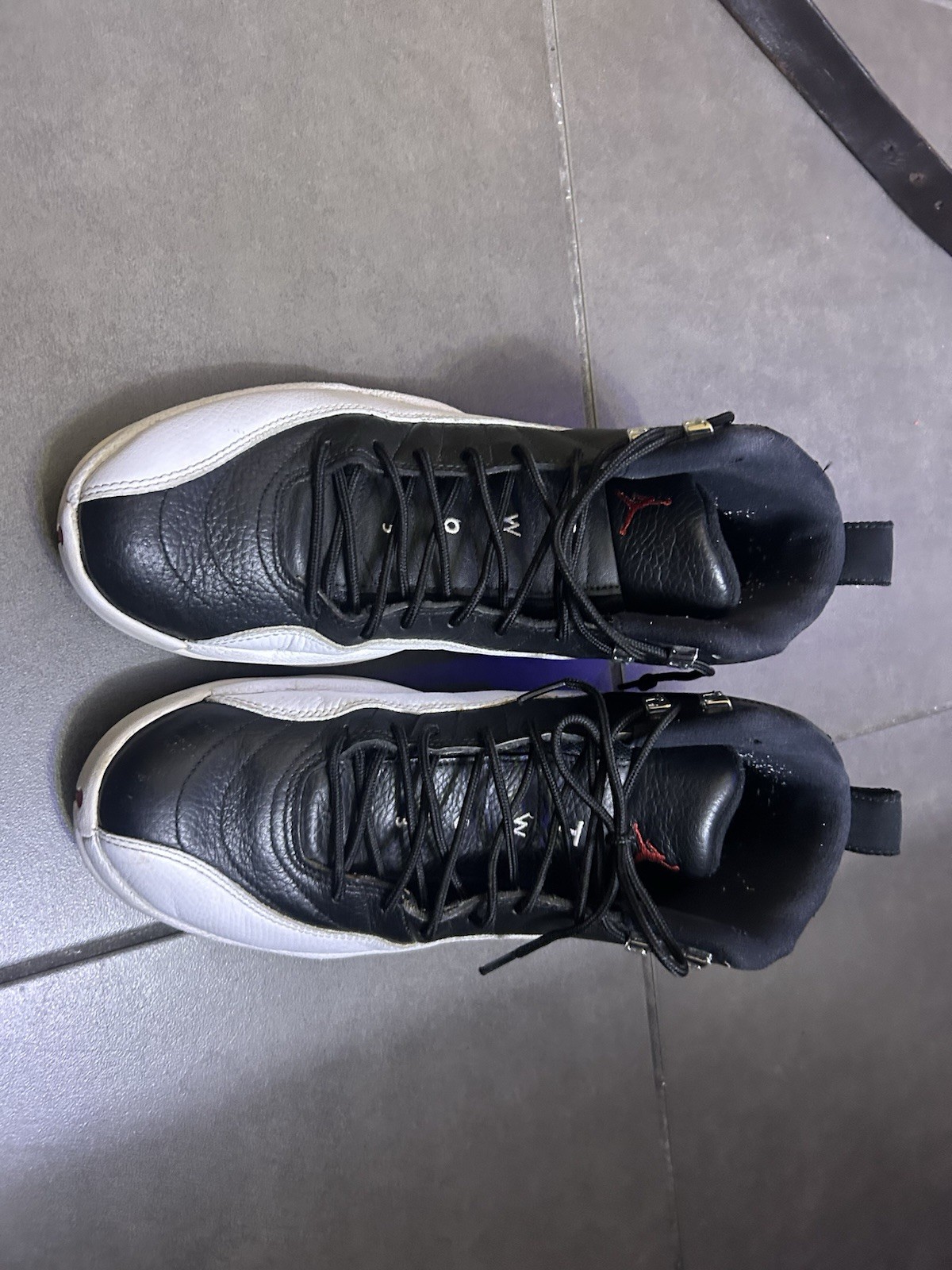 Jordan Air Jordan 12 Retro Playoff 2012 Black/White/Red High Top 130690-001