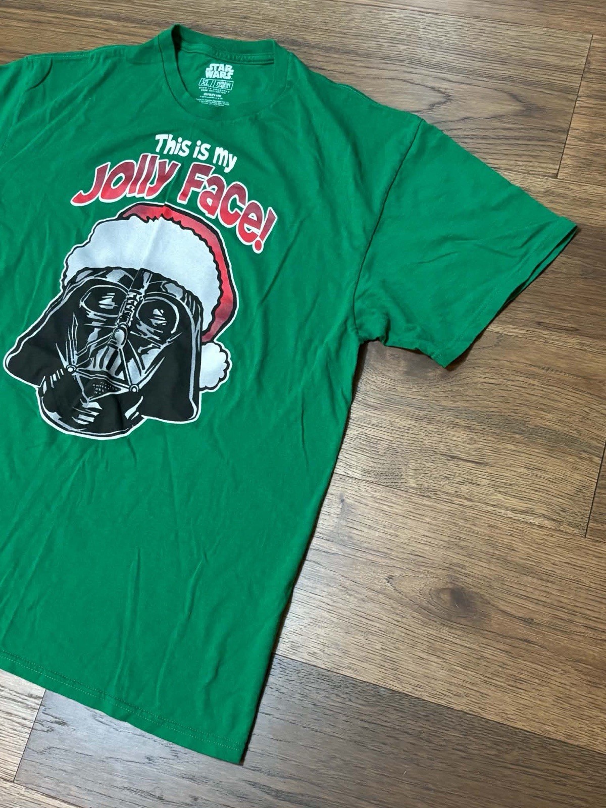 Star Wars Darth Vader Christmas Holiday Graphic T-Shirt Men’s Size XL