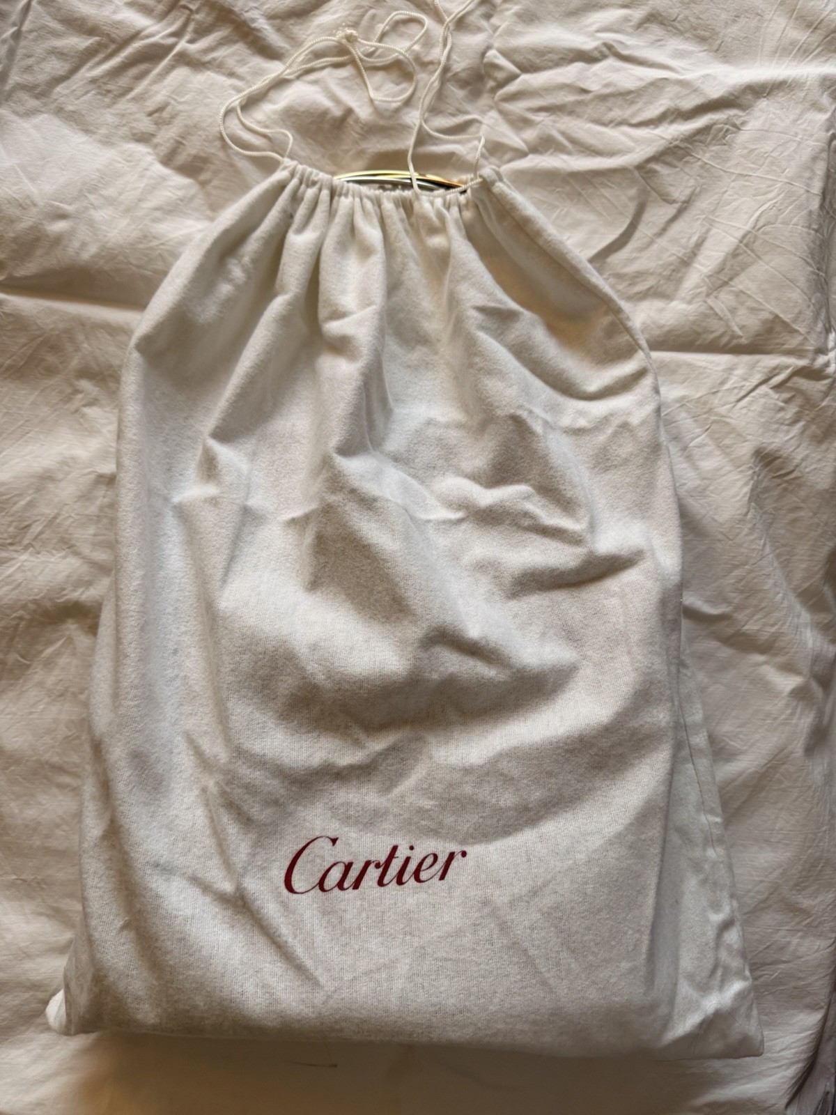 with tags Cartier Trinity Handbag Red Bordeaux original box mint con G1N