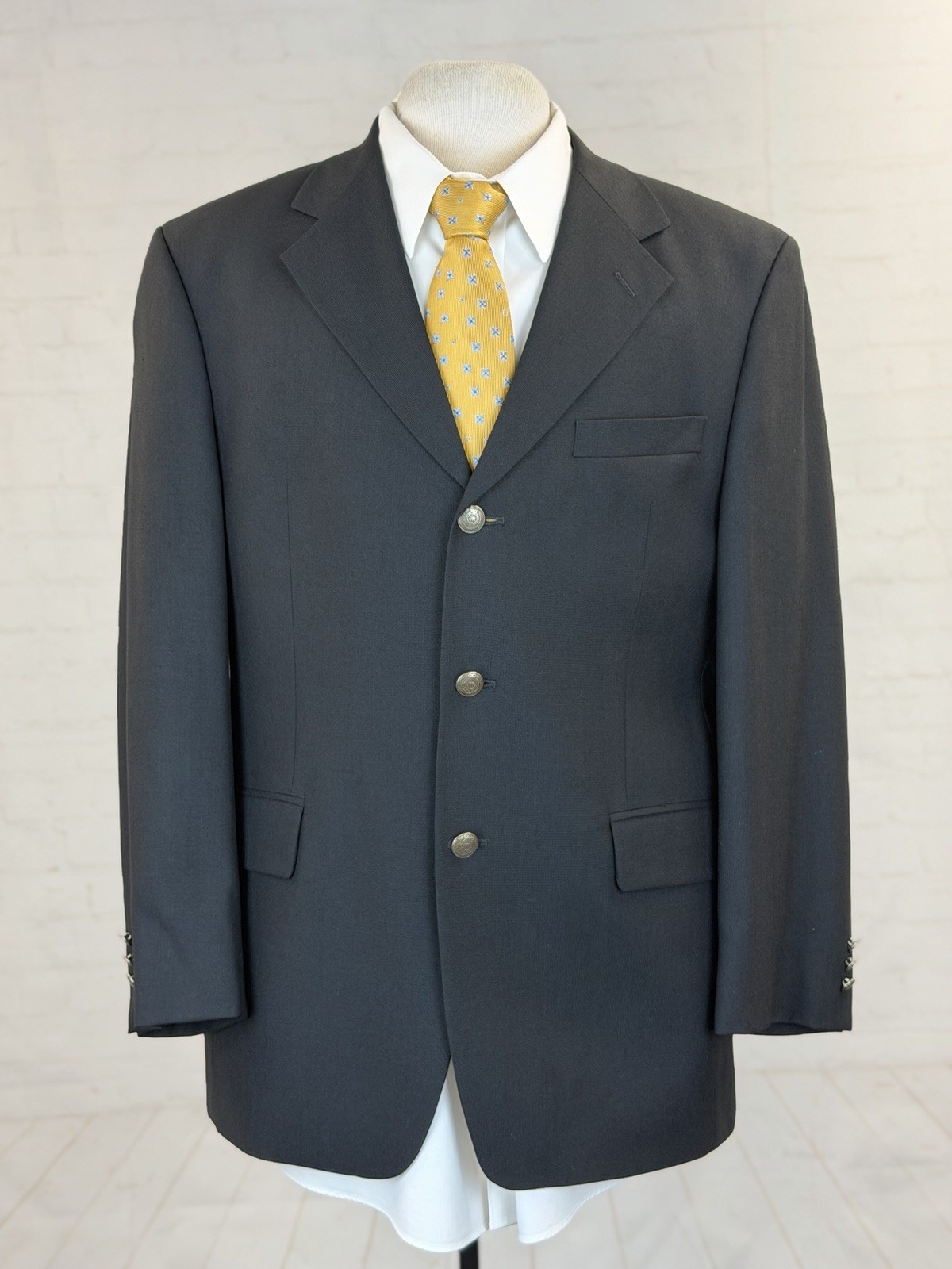 Jos. A. Bank Men’s Black 100% Wool Blazer 40S $495 Three Button