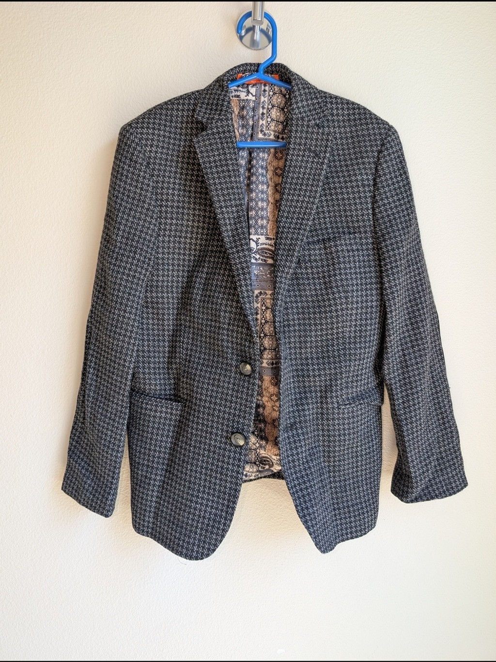 TALLIA Houndstooth Pattern Blazer Boys Size M