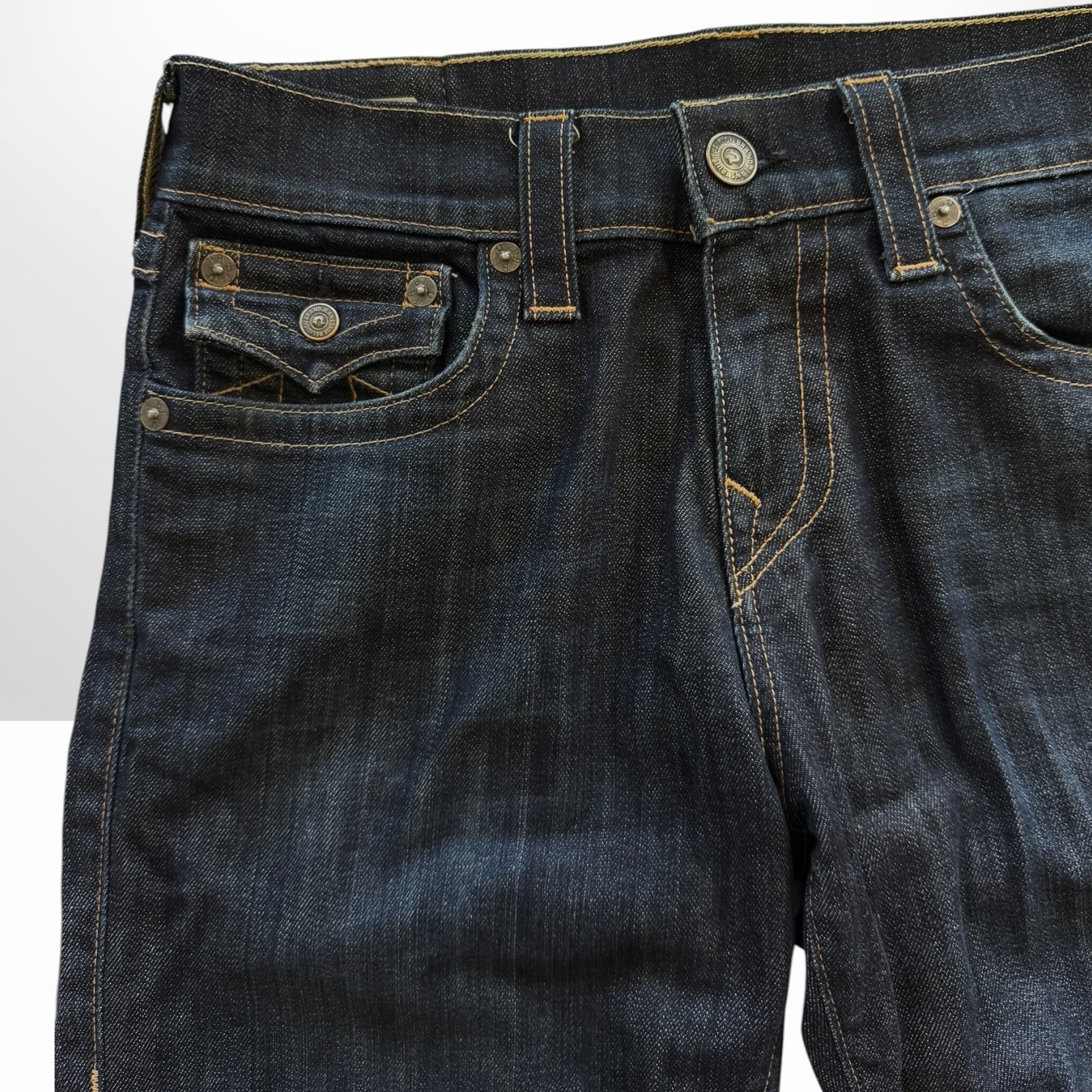 True Religion Men’s Geno Relaxed Slim Jeans Size 30
