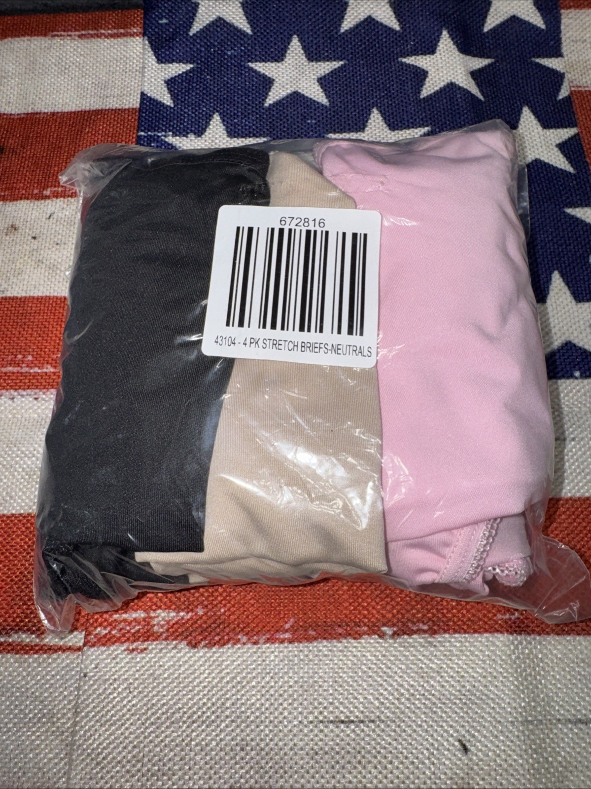 Four Pack Stretch Briefs Neutral Colors