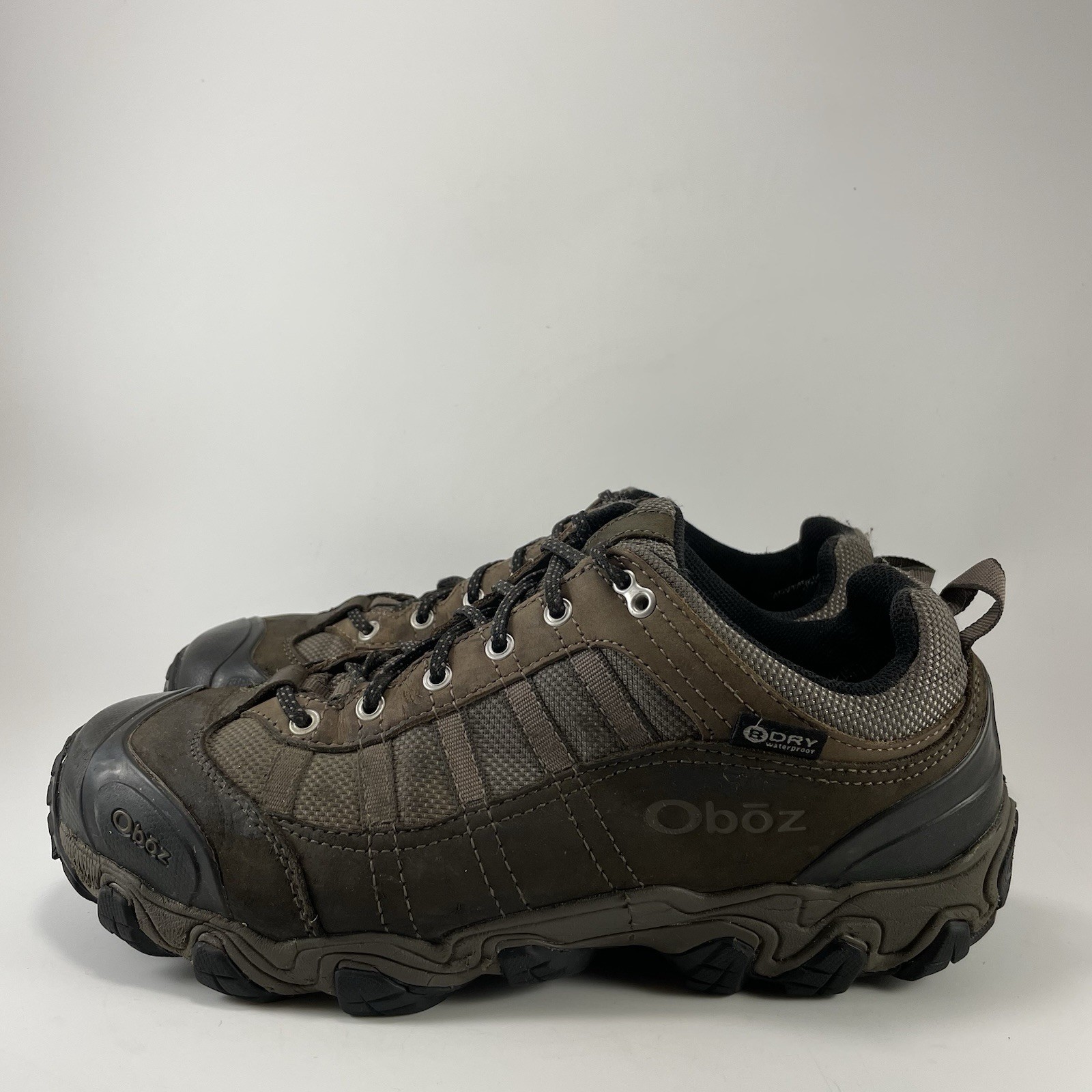 Oboz Sawtooth Low Waterproof Mens Size 11 Wide Walnut Brown Hiking Shoes