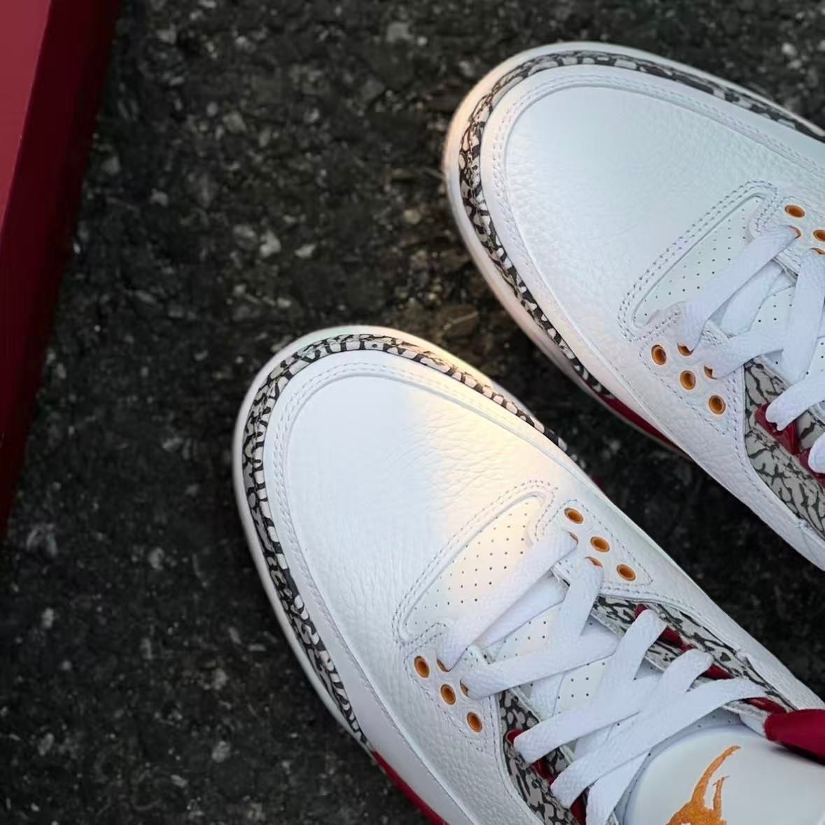Men’s Shoes Jordan Air Jordan 3 Retro “Cardinal Red” Mid-Top Basketball NEW