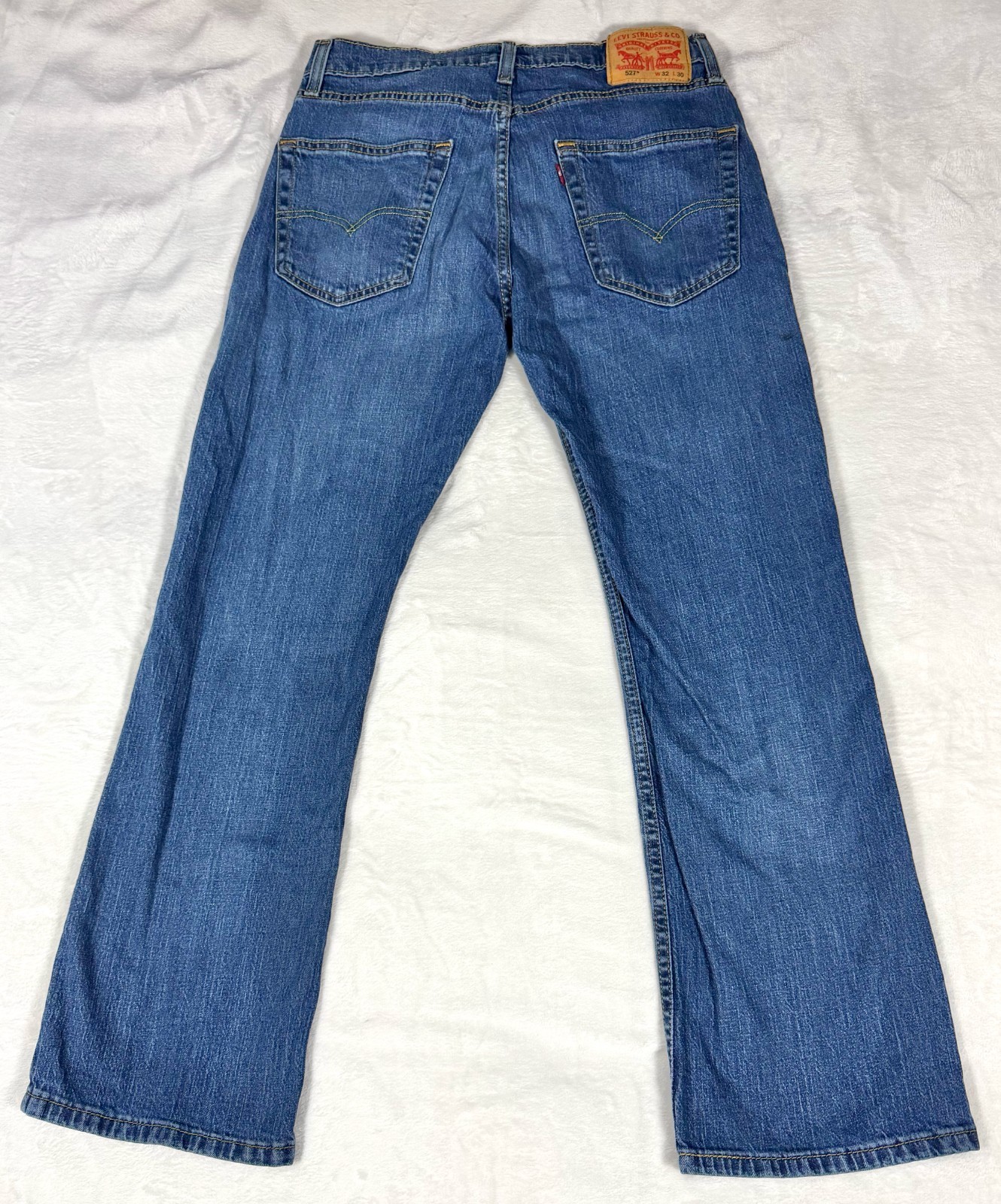 Levi’s 527 Slim Bootcut Jeans Mens 32×30 Medium Wash Blue Denim