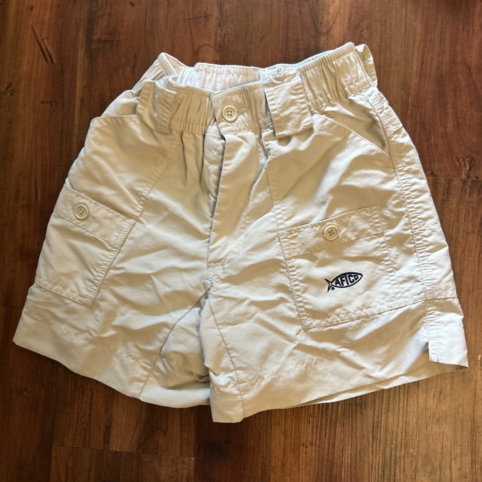 AFTCO & Columbia 22 in S Shorts Boys Youth Nylon Cargo Fishing Lot Of 10 Preppy