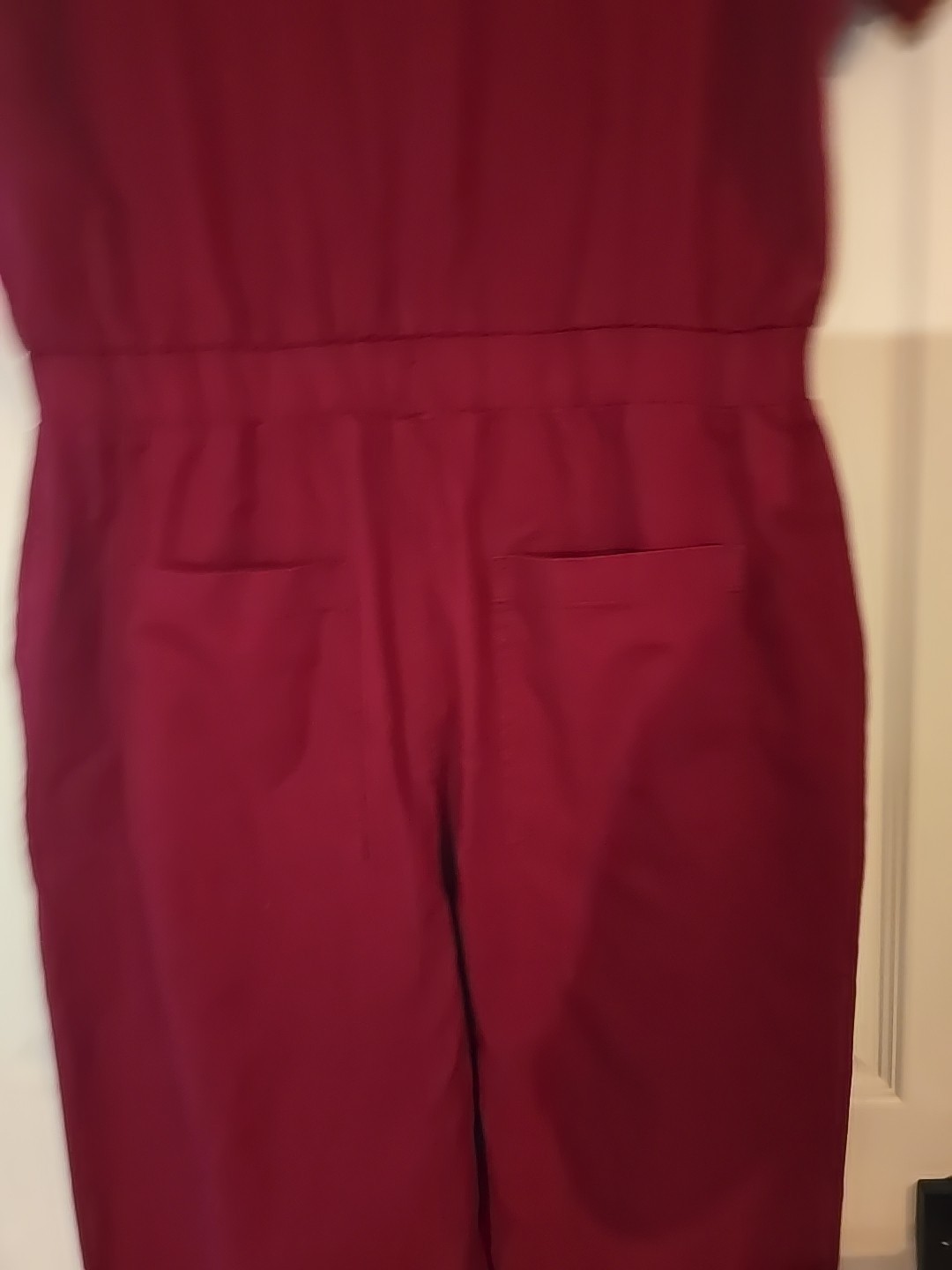 NWT Universal Thread Burgandy Red Cotton 1pc Womans Jumpsuit 2,4,6,8,10,12,14,16