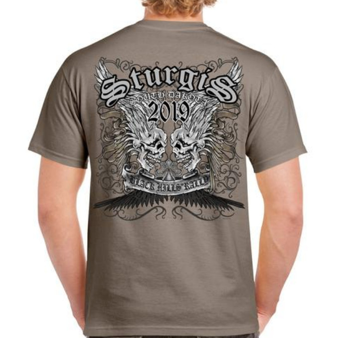 2019 Sturgis Black Hills Rally Afflicted Men’s Short Sleeves T-Shirt