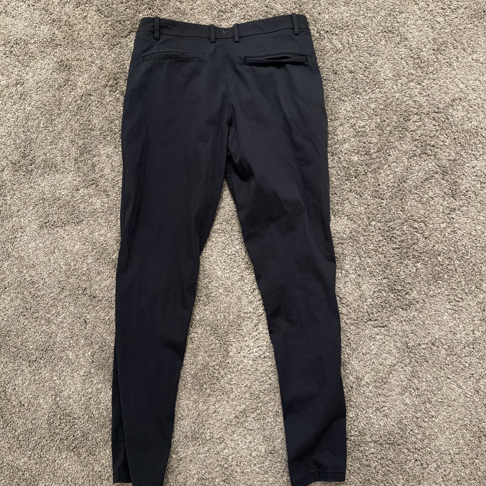Bird Dog Men’s Golf Athletic Pants Size 34×34 Black Long Leg Stretch Pockets