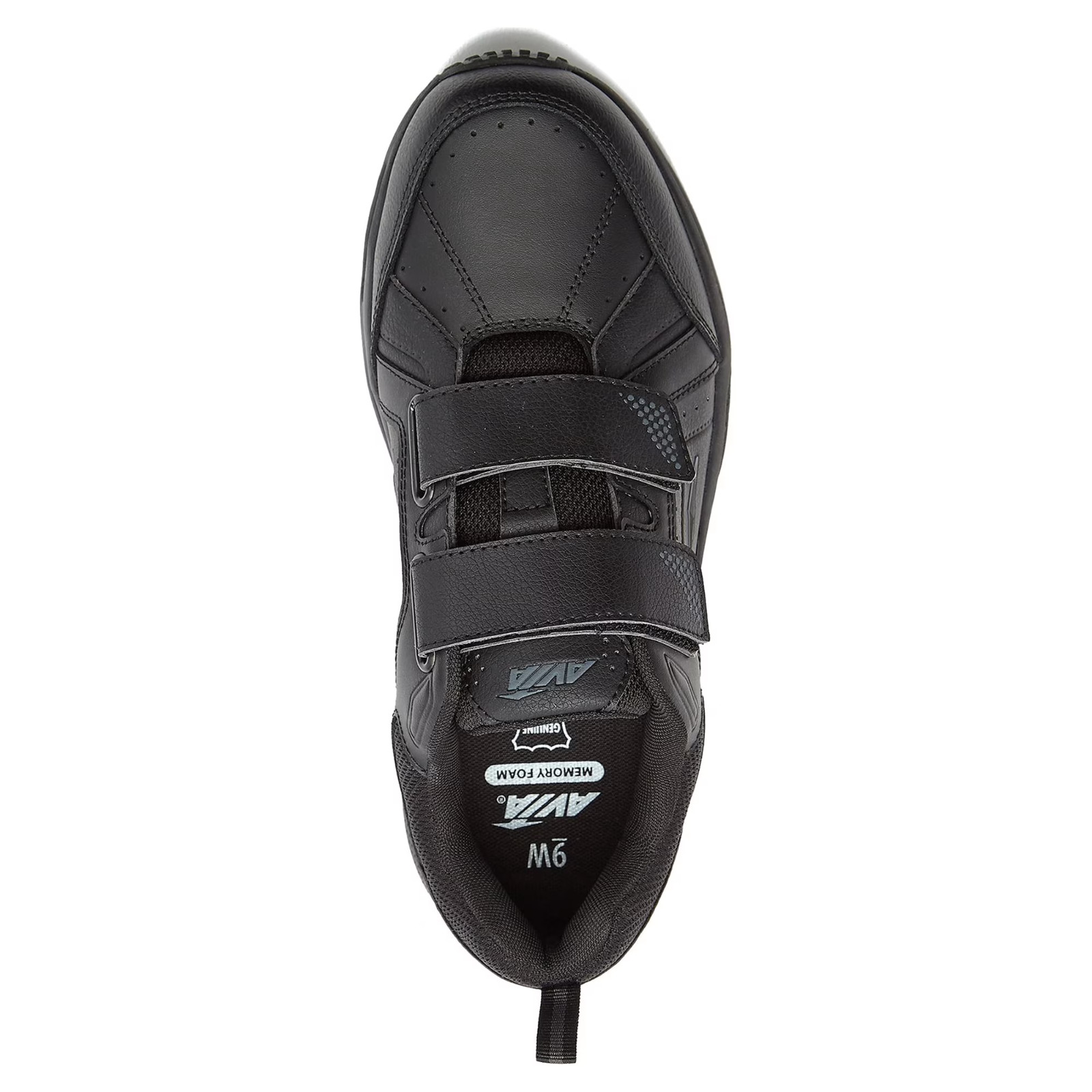 Avia Men’s Quickstep Wide Width Walking Shoes Hook & Loop Strap NEW Memory Foam