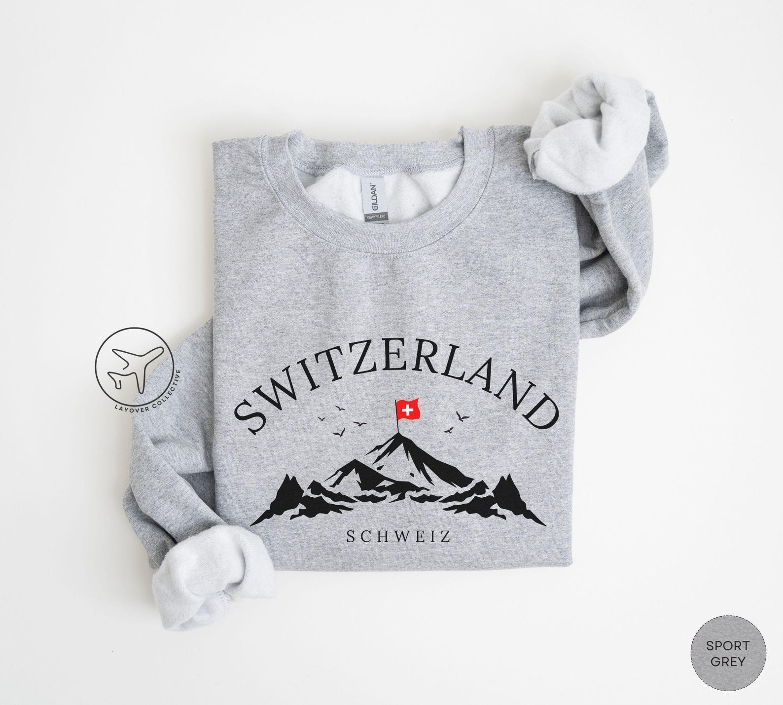 Switzerland Sweatshirt Travel Unisex Switzerland Trip Sweater Gift Tee