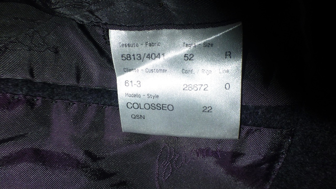 Brioni Blazer 50C/40S Purple Excellent Condition Jacket Sport Coat Gray