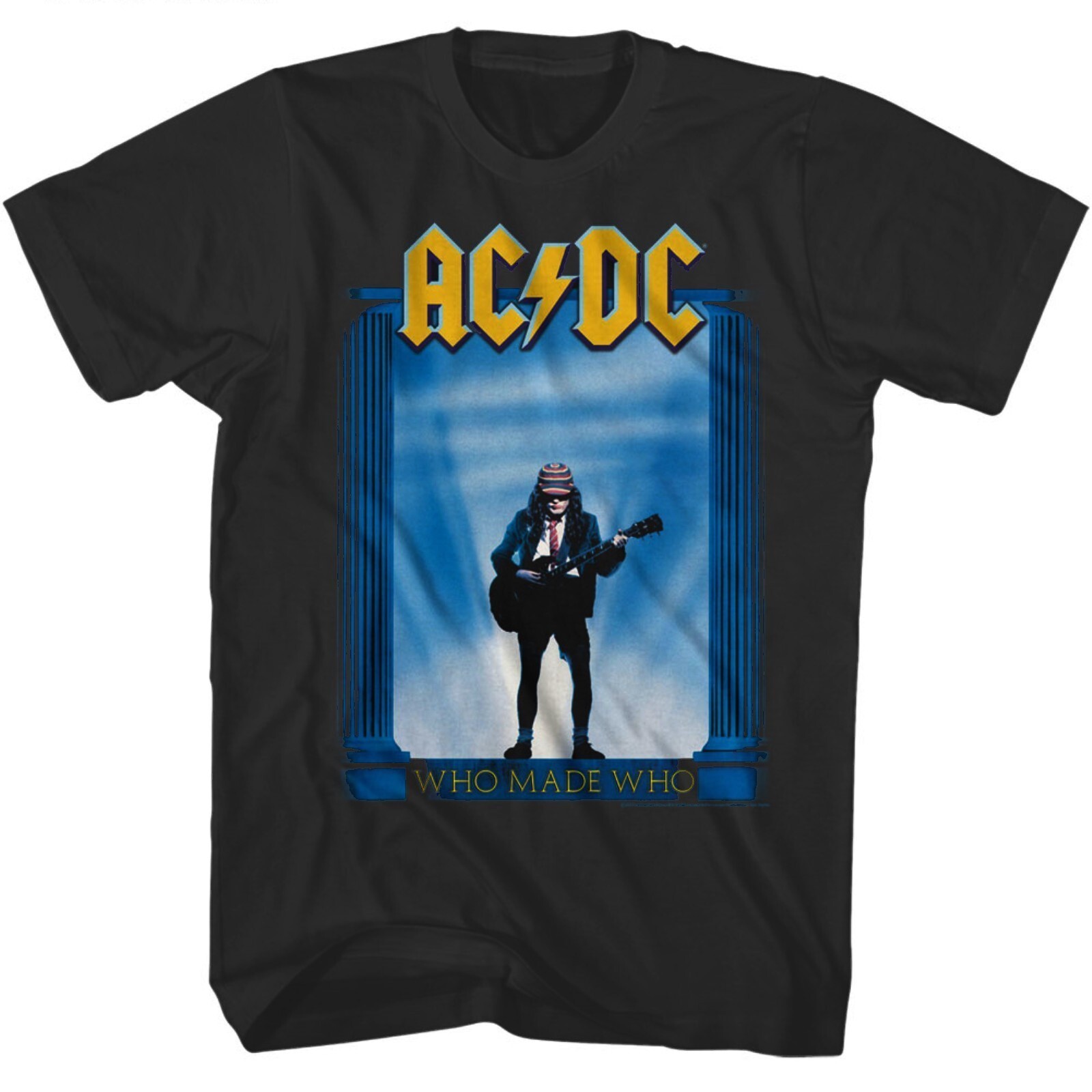 AC/DC cd cvr WHO MADE WHO Official SHIRT LRG New angus young