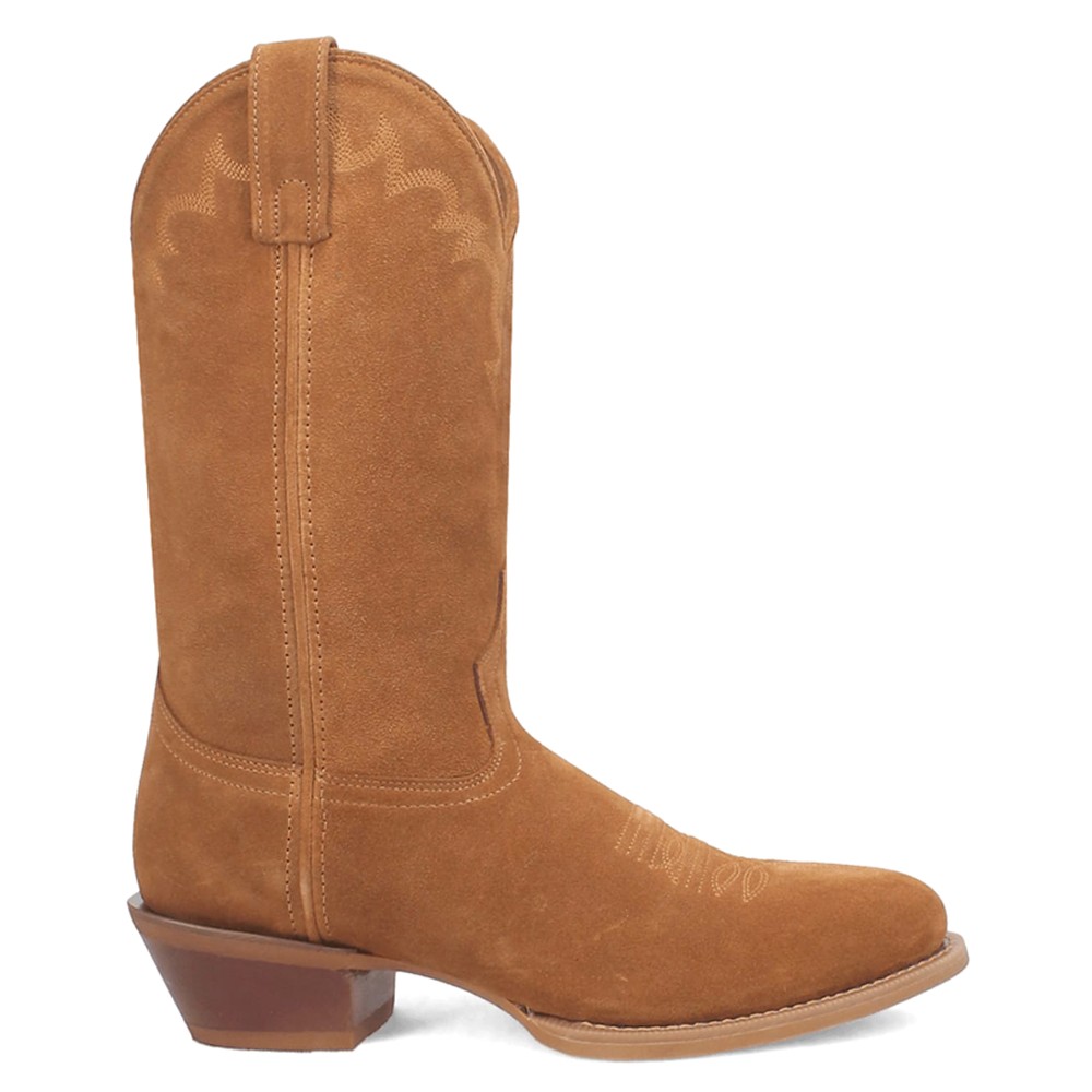 Laredo Larkin Round Toe Pull On Cowboy Mens Brown Casual Boots 62121