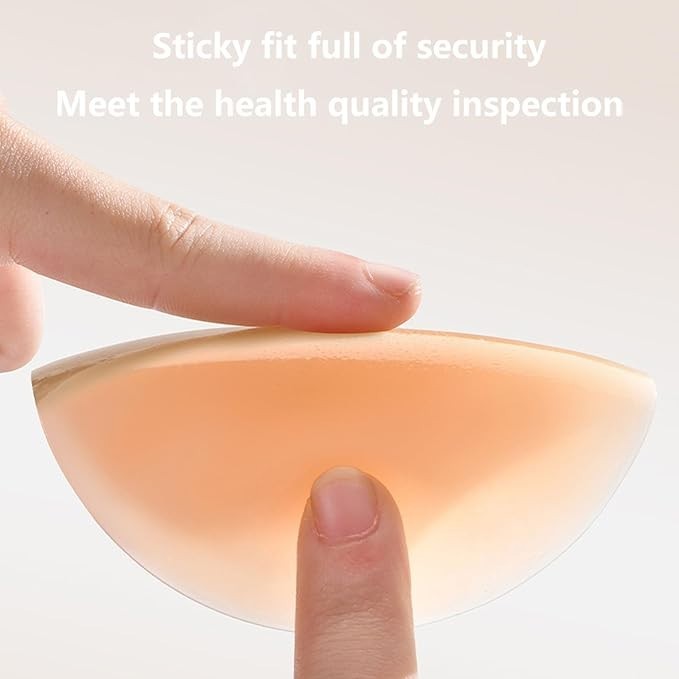 Nipple Cover Silicone Bra Sticky Inserts For Bra demi-cup styled clothing