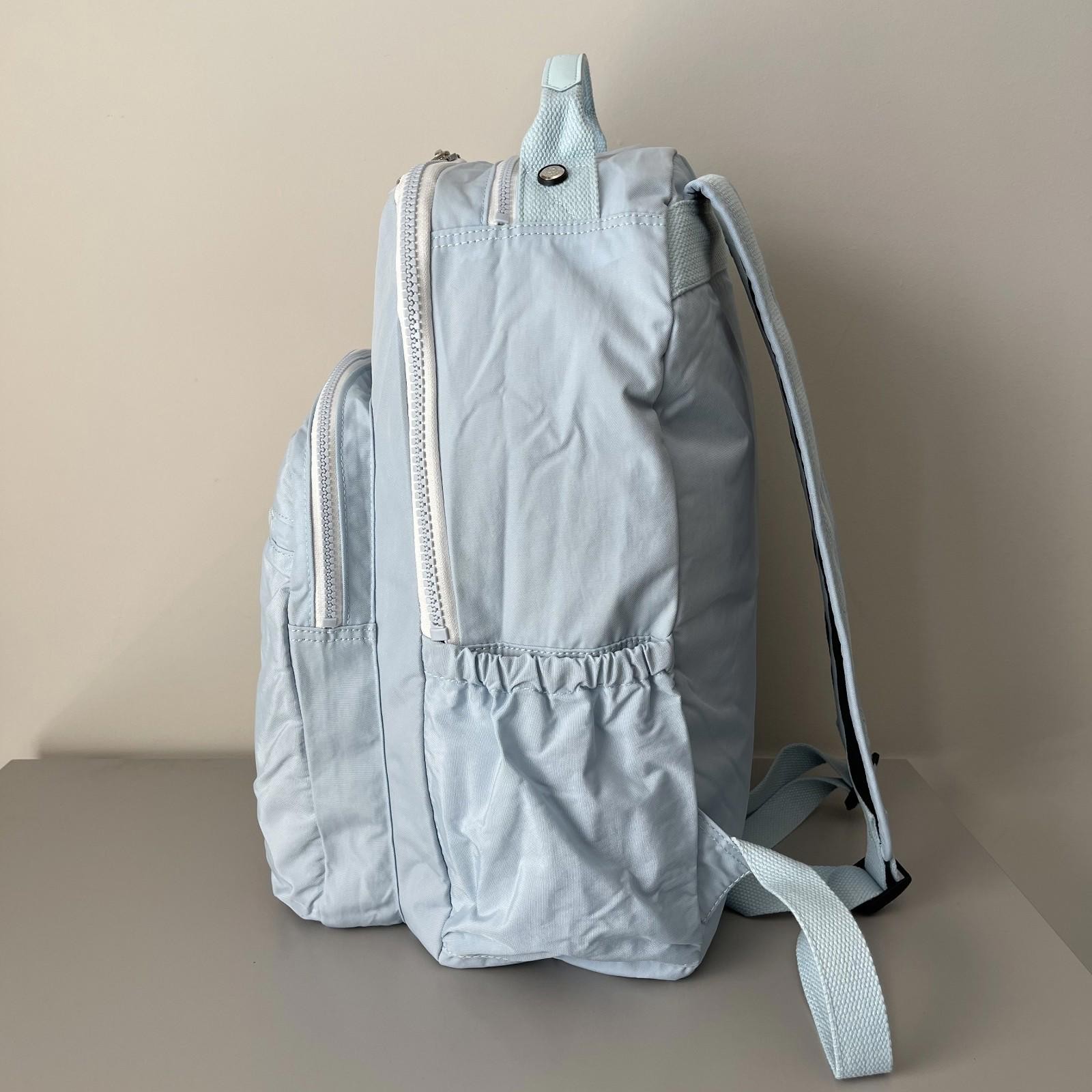 Kipling Seoul Up 17″ Laptop Extra Large Backpack in Frost Blue SP NWT