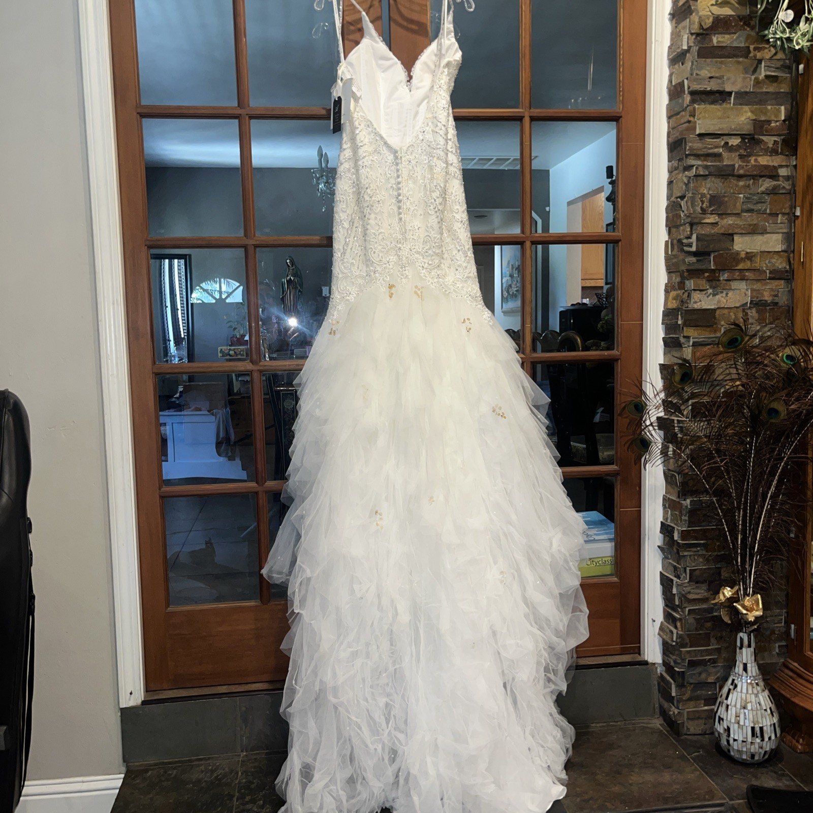 Mori Lee Wedding Dress With Train (Ivory) Size 10 Style 8275 New With Tags