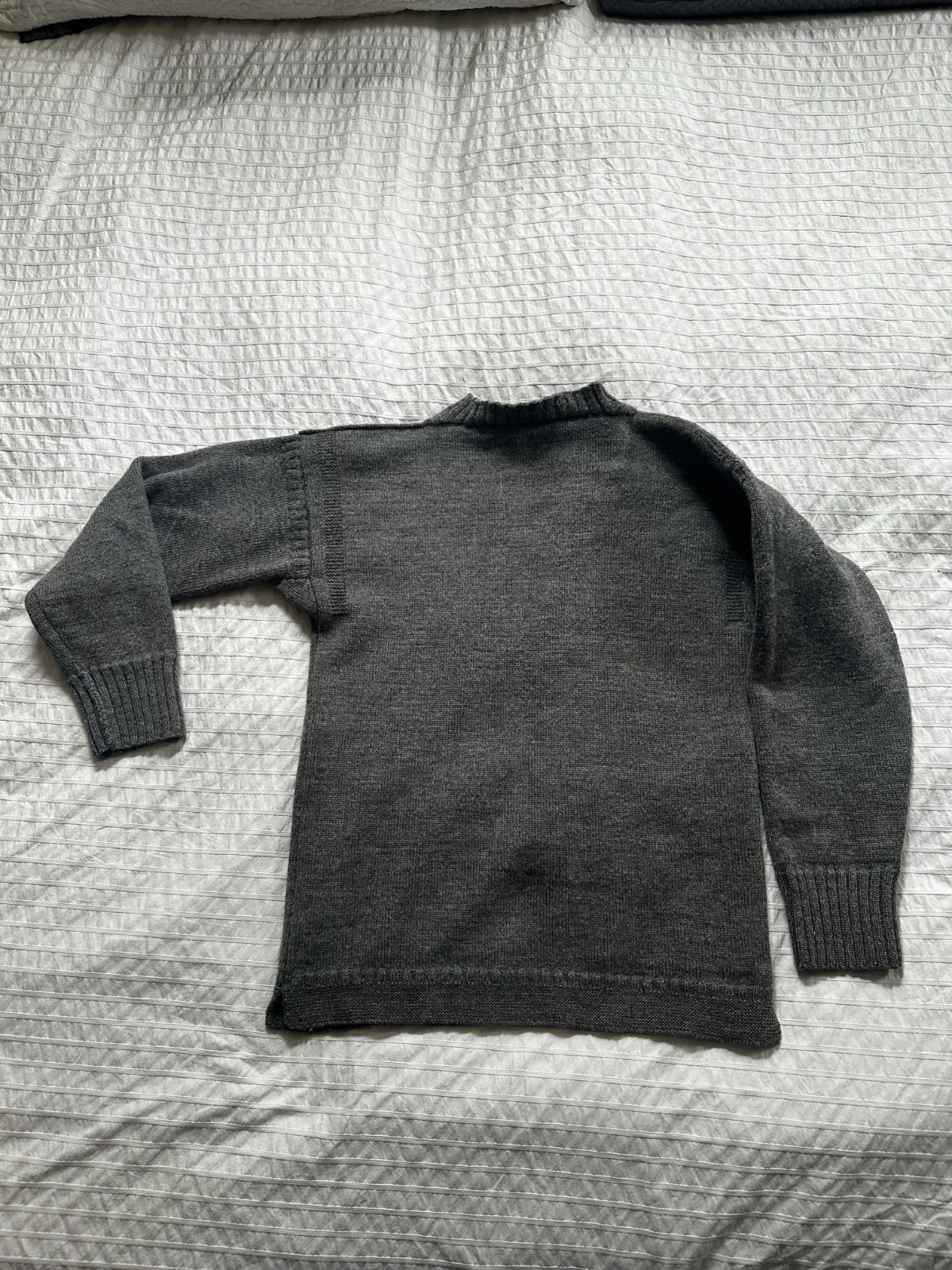 le tricoteur traditional wool guernsey sweater