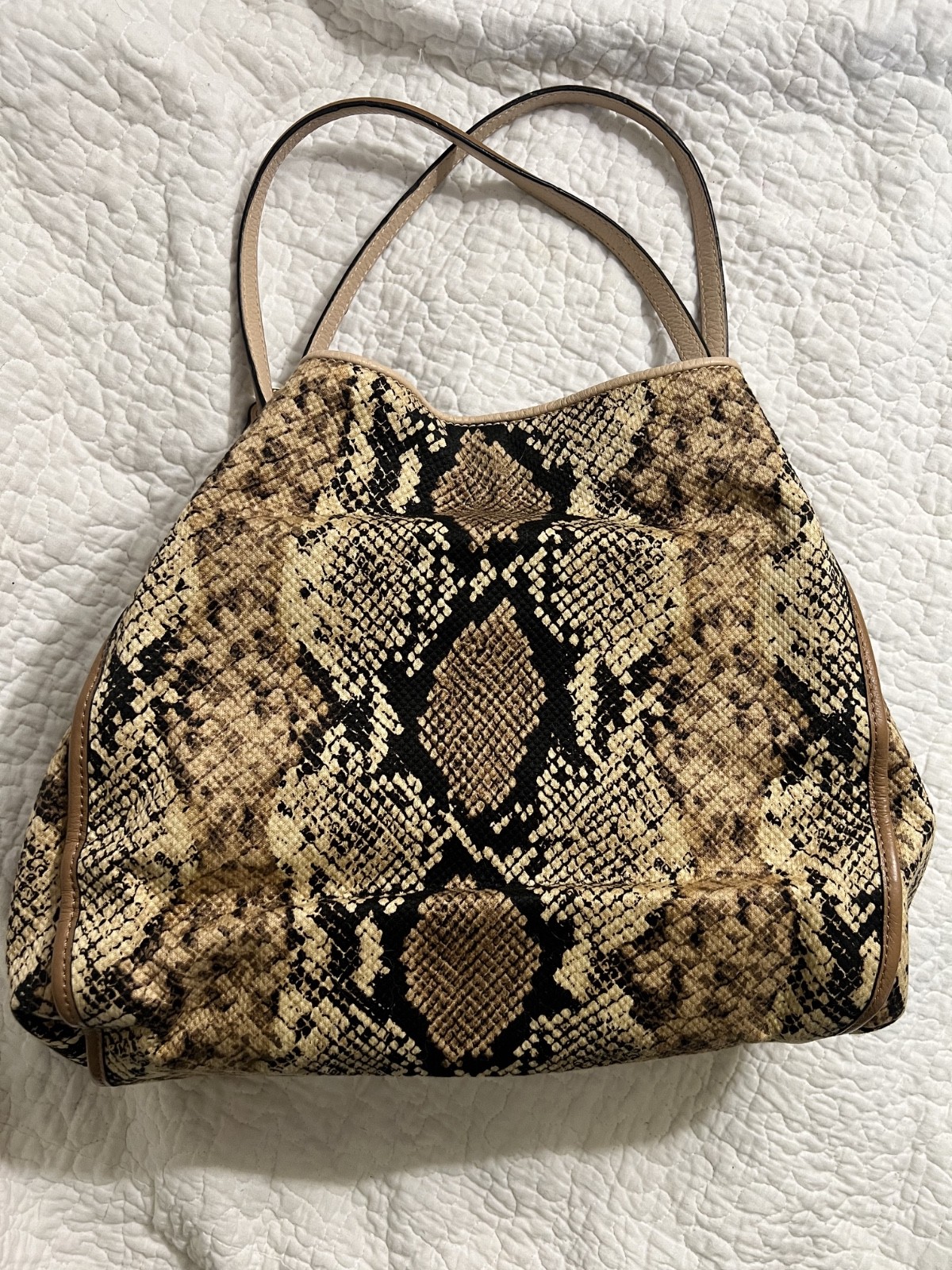 COACH Madison Python Phoebe EUC Bag