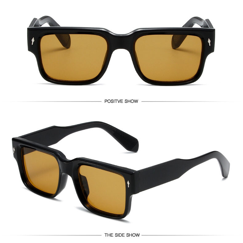 Unisex Square Fashion Sunglasses Classic Outdoor Traveling Shade Glasses UV400