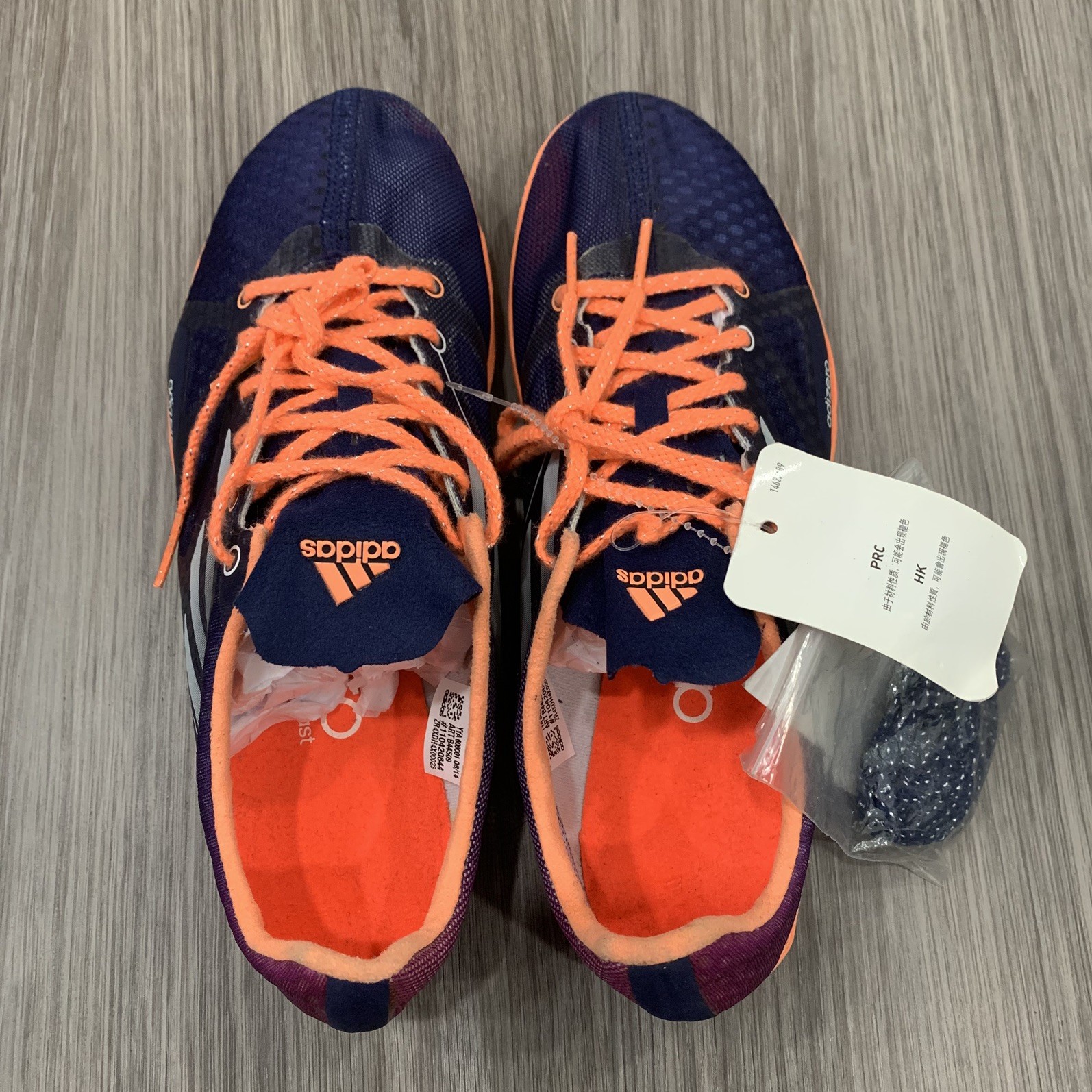 ADIDAS Adizero Ambition 2 Purple/Orange Women 6 Track & Field Spikes No Spikes