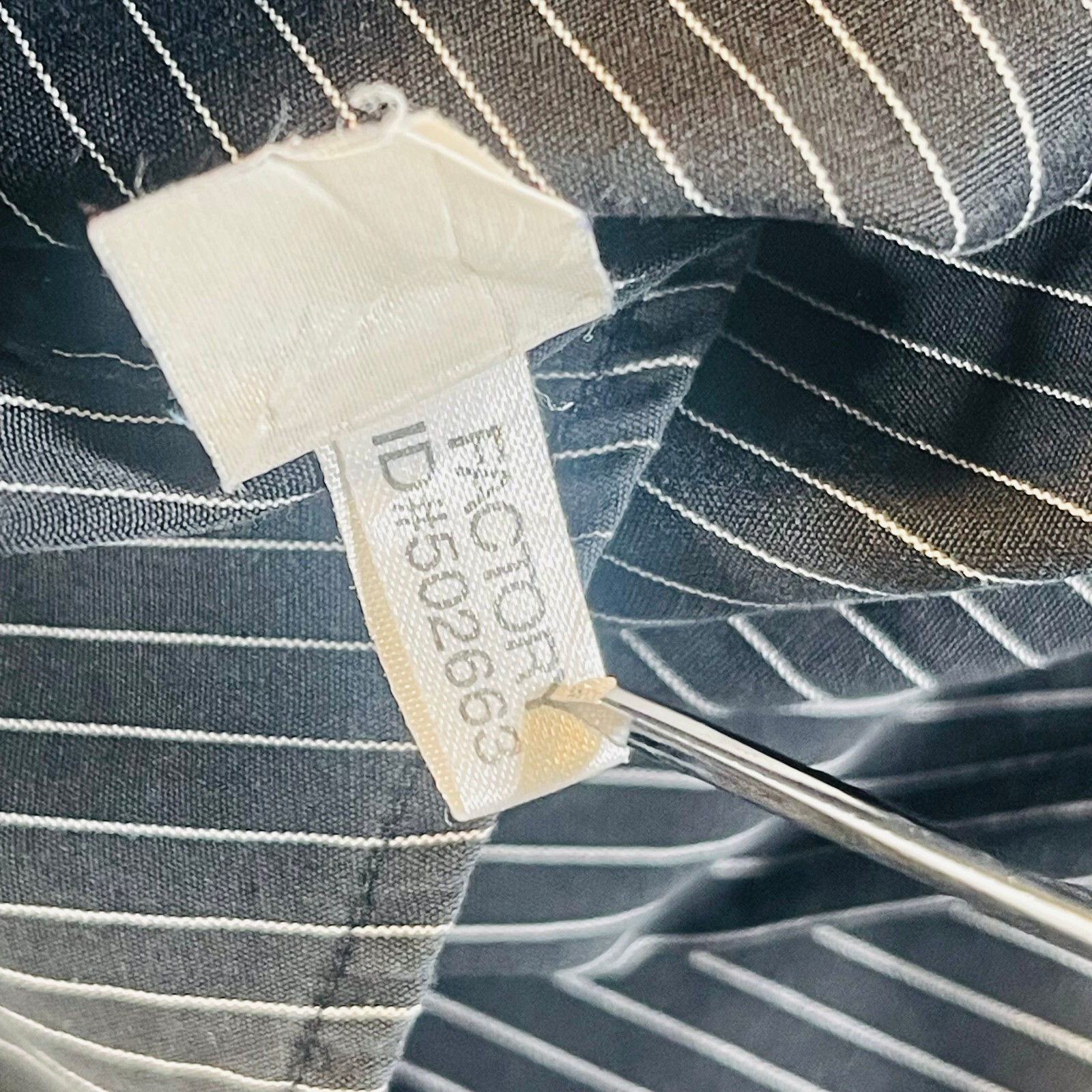 Express Design Studio Mens L Black Striped Button Down Shirt Modern Fit Y2K