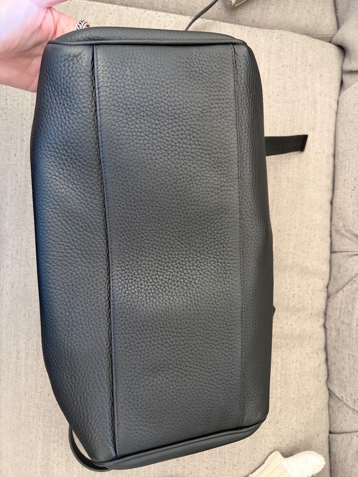 Mulberry ‘Alexa Oversized’ in Black Leather Top Handle Bag – Used Excellent