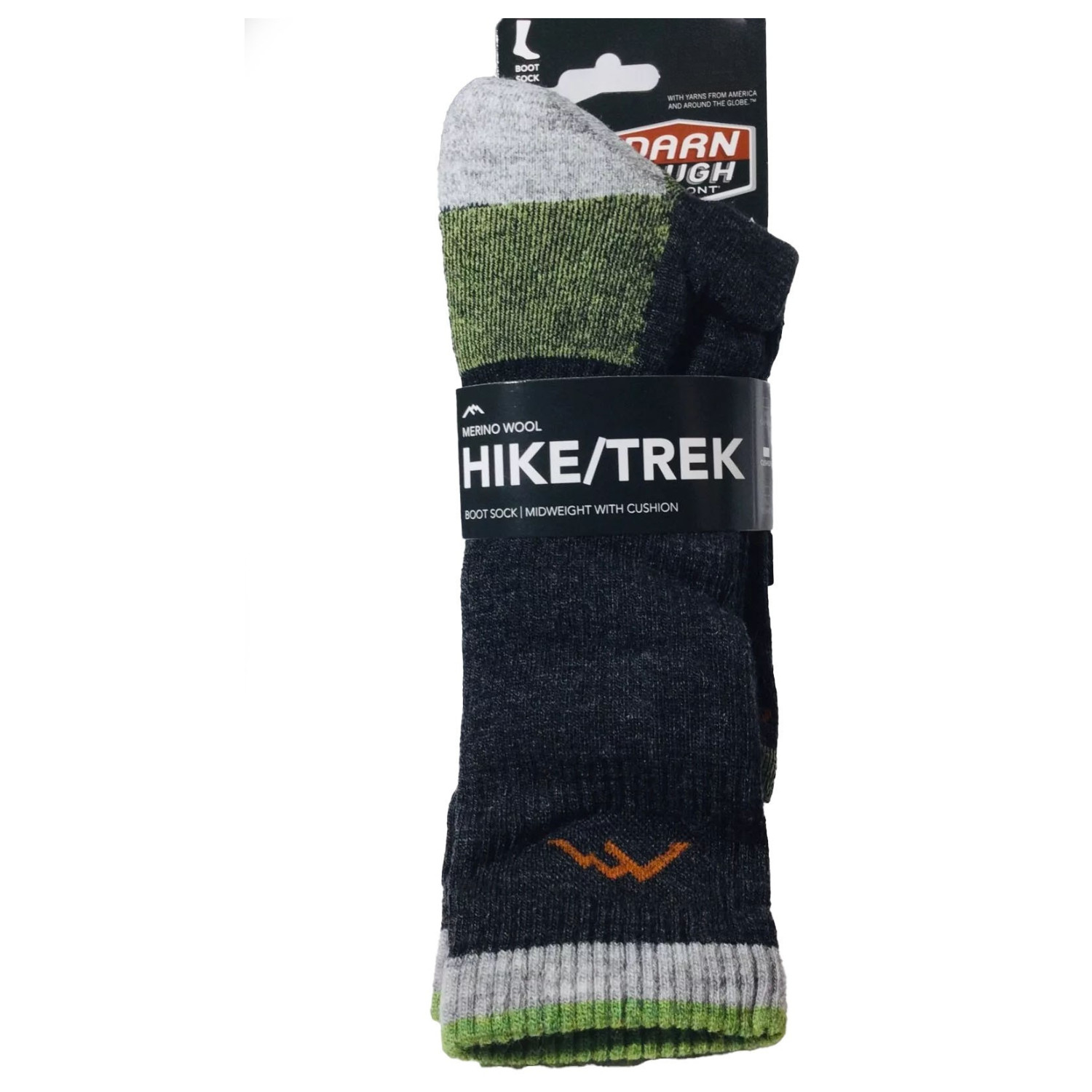 Darn Tough Men’s Hiker Boot Cushion Midweight Hiking Socks, Size & Color Options