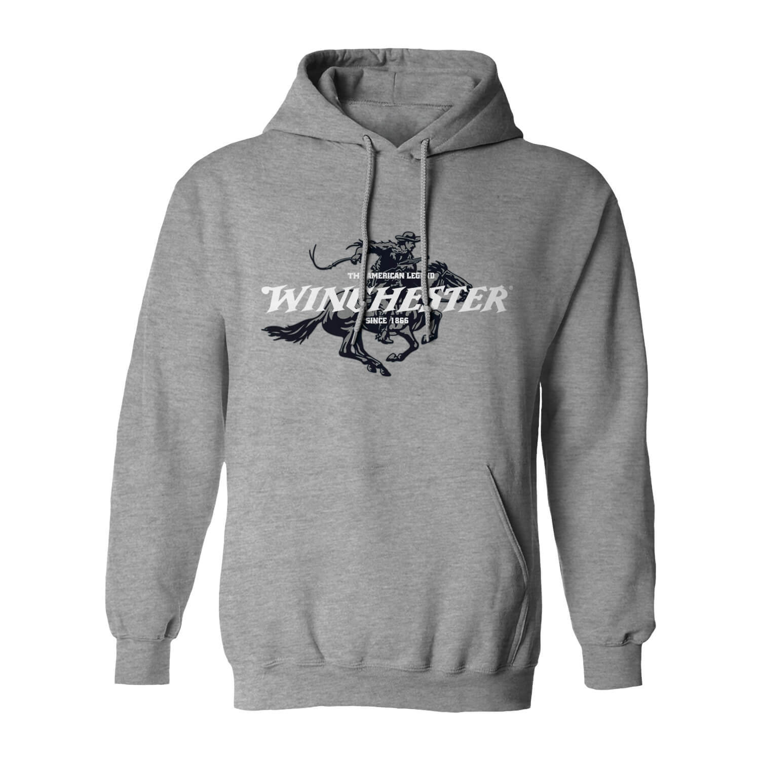 Winchester Classic – Legend Rider Printed Fleece Pullover Hoodie for Men