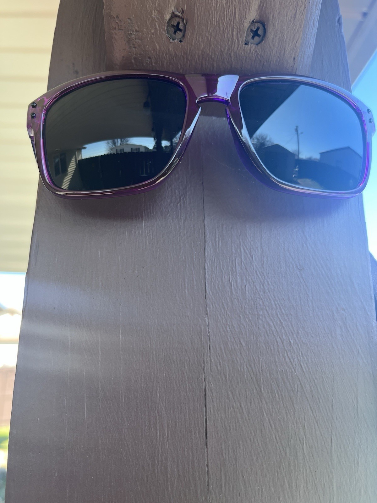 Holbrook Style Gloss Purple And Black UV400 Lens Sunglasses and Black insert