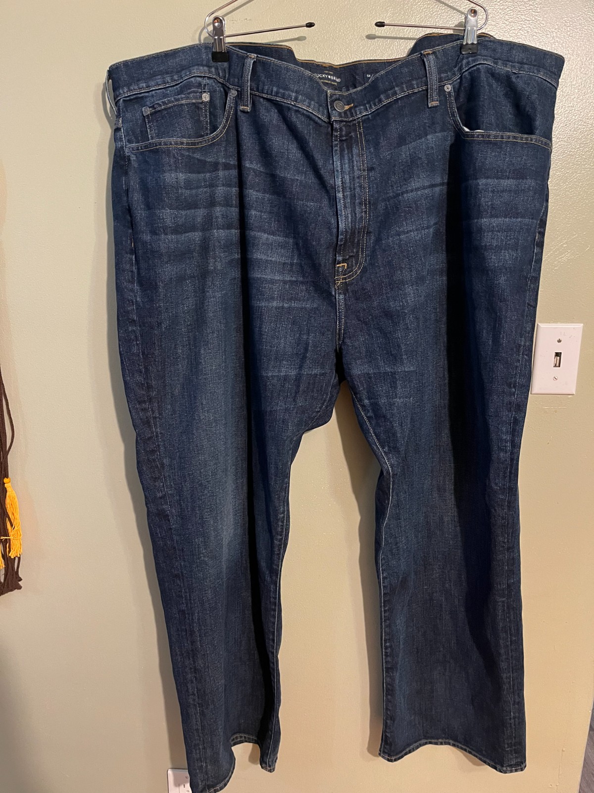 Lucky Brand Mens Stretch Straight Leg Jeans size Size 54/32