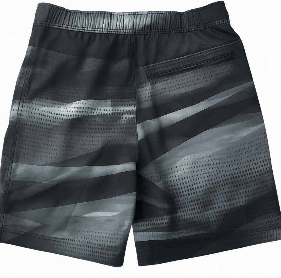 Speedo Tech Volley Swim Shorts, Dark Gray Size XL 36/38 UPF 50+ Liner 3 Pockets