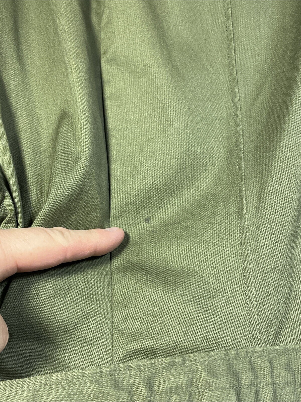 1953 Korean War US Army Winter Great Coat Lining OG-107 Overcoat Cotton Small