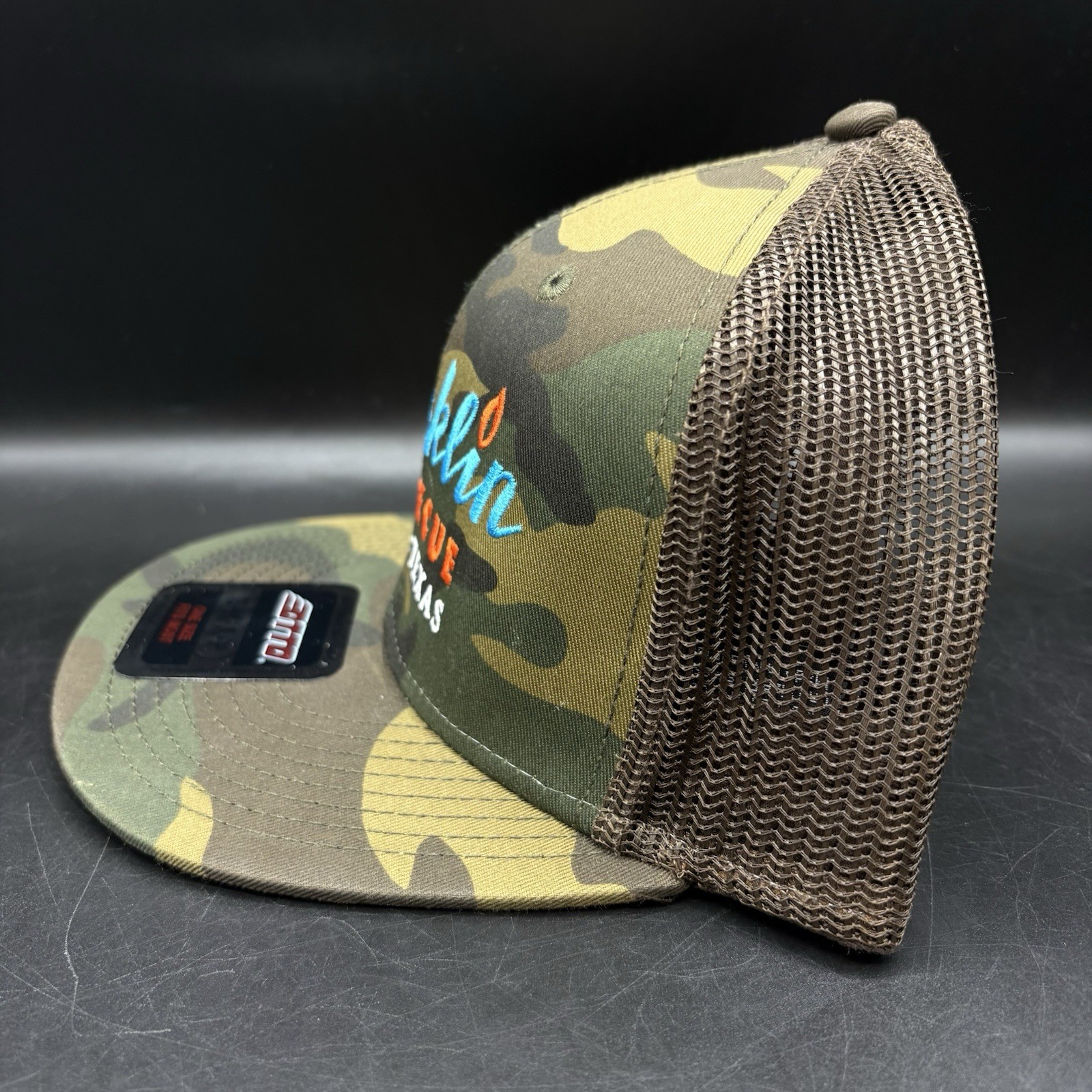 Franklin Barbecue Hat Cap Snap Back Camo Embroidered Austin Texas BBQ Otto