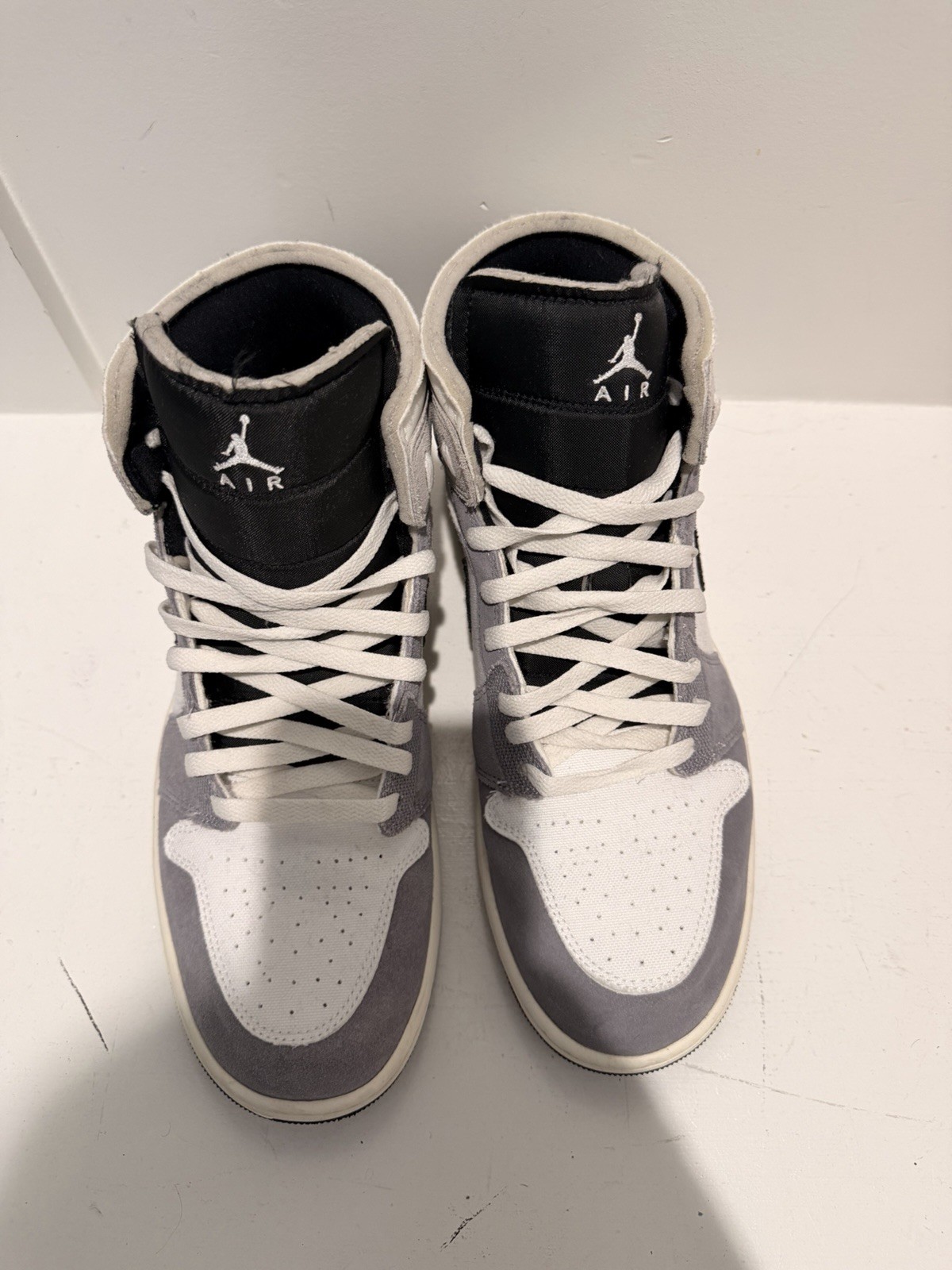 Jordan 1 Mid SE Craft White Cement Grey Black SE Size 12