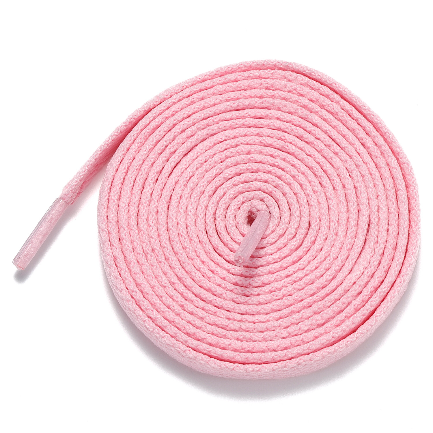 1Pair 24 27 36 45 63 72 Inch Flat Shoelaces Replacement for Sneakers Boots Pink