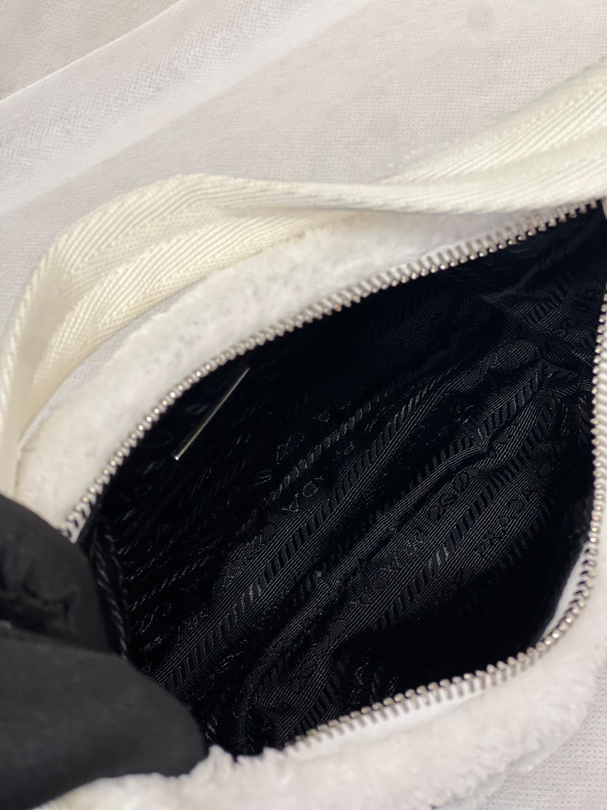 Authentic Prada Re-Edition 2000 Terry Hobo Terry Fabric Hobo Bag White eBay AG