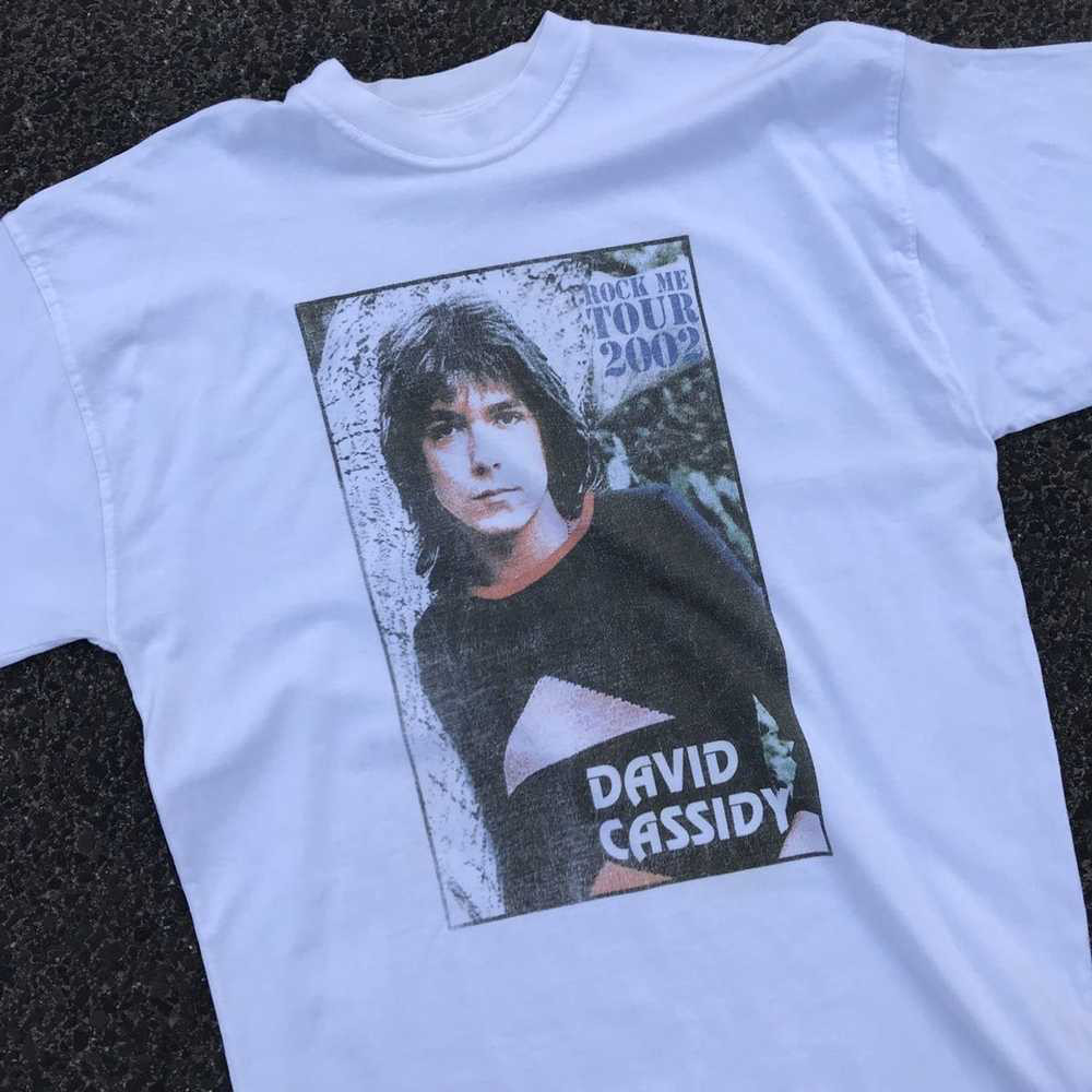 David Cassidy Rock me Tour White Shirt Unisex Short Sleeve Tee