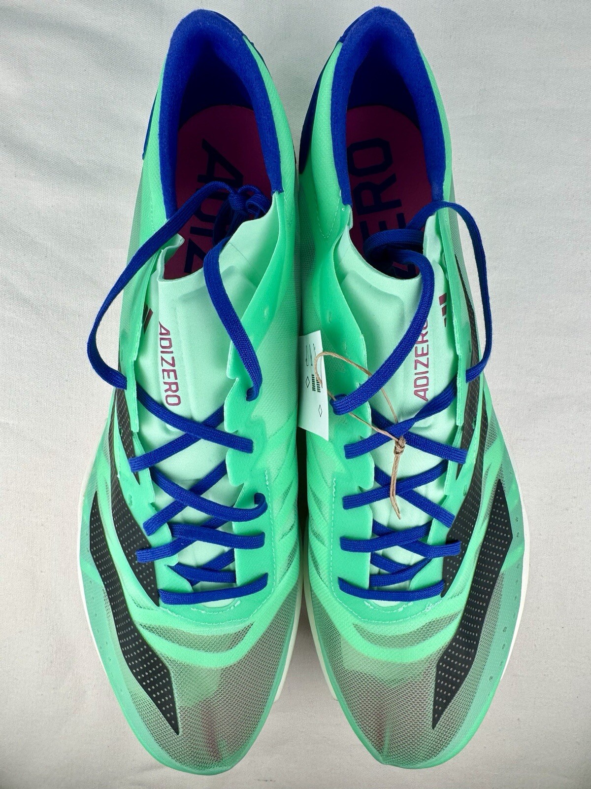 Adidas Adizero Ambition Unisex Spikes 800-1500m Green Men’s Size 13 With Spikes
