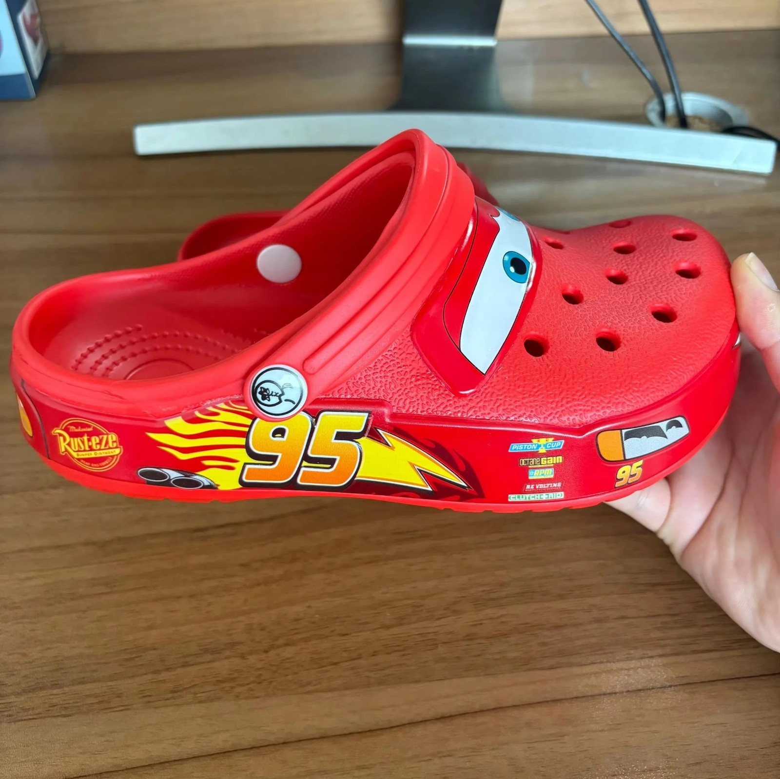 Disney Pixar Cars Lighting McQueen Crocs Men/Women Multiple Sizes No LightUp