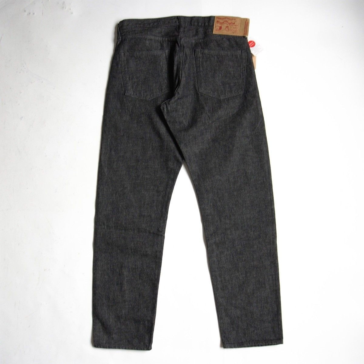 STUDIO D’ARTISAN D1826B Ivy Relaxed Tapered 13oz Black Jeans W34 Inseam 31.5in