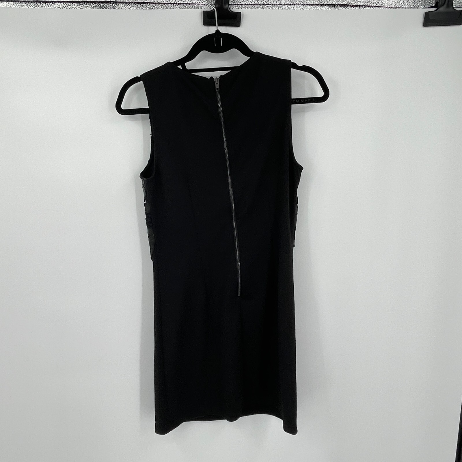 Forever 21 Womens Dress Small Black Sleeveless Floral Casual Party Cocktail New