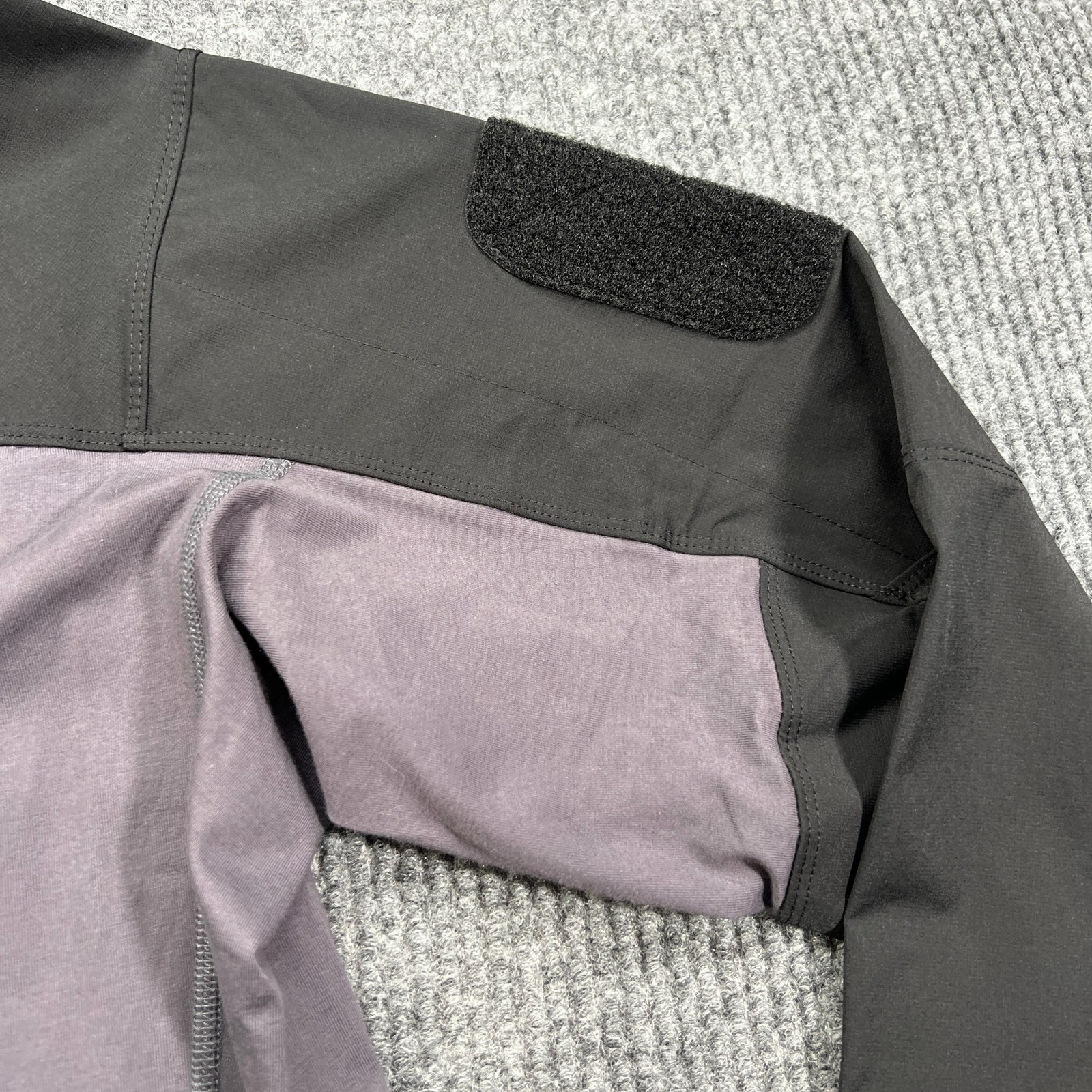 Magcomsen Mens Tactical Combat Shirt Large Gray Quarter Zip Long Sleeve Military