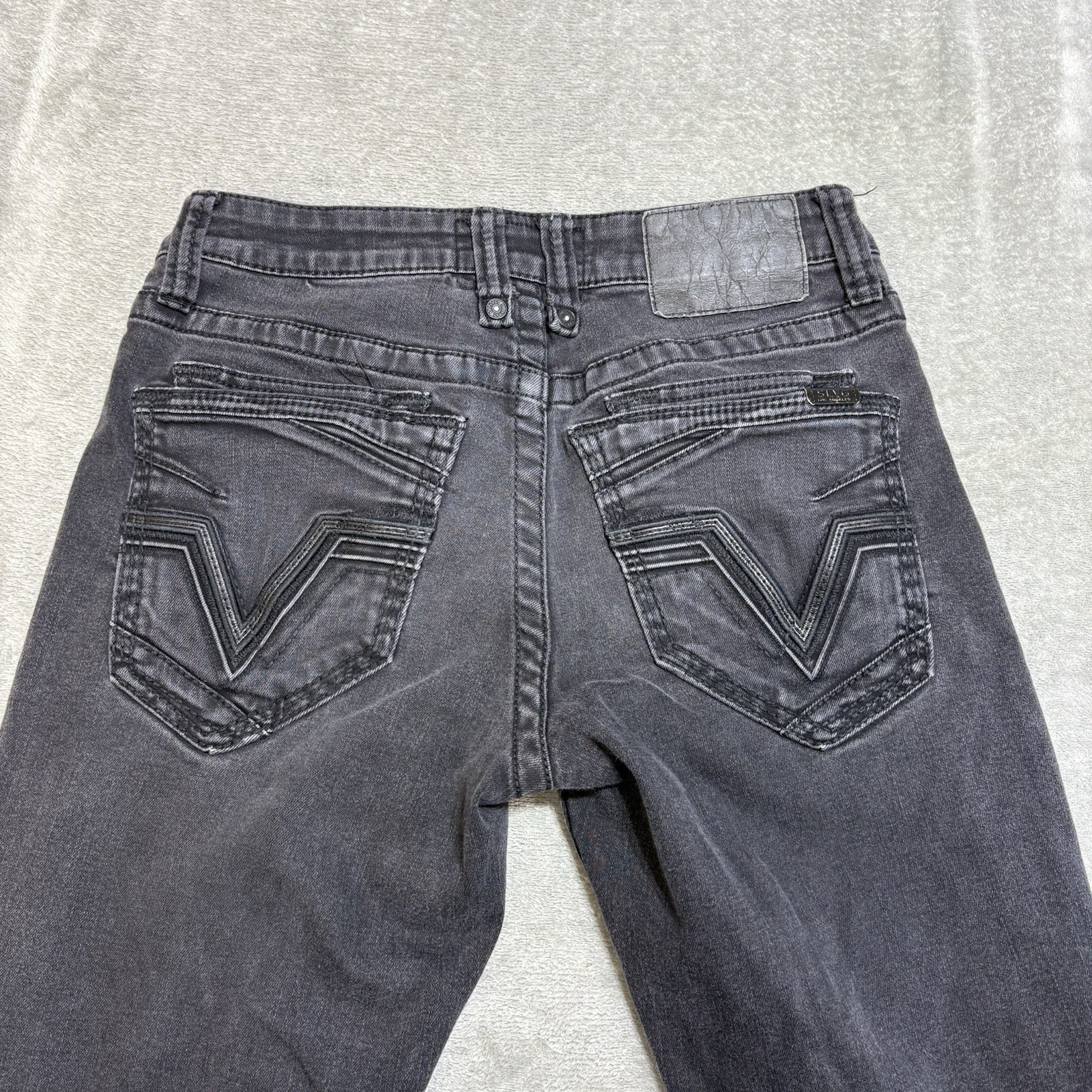 Buckle Salvage Supply Co Mayhem Straight Jeans Fits 30×28 Regular Fit Black