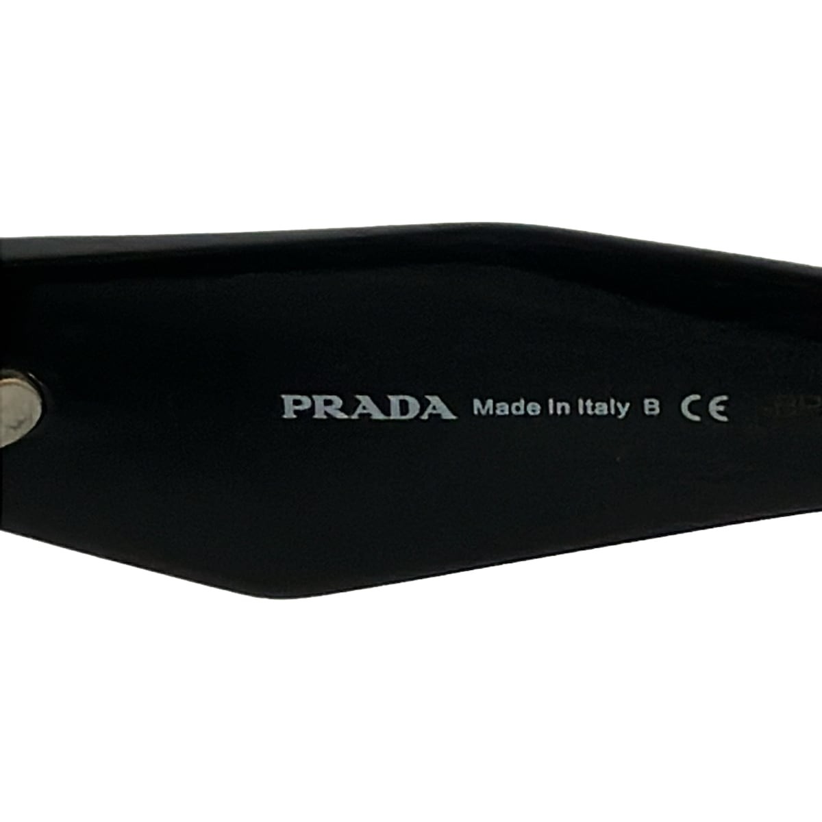 PRADA SPR17W-F Black Plastic Sunglasses