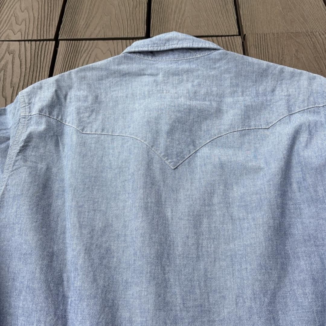 Engineered Garments Chambray Western Shirt Size L Japanese Designer F/S