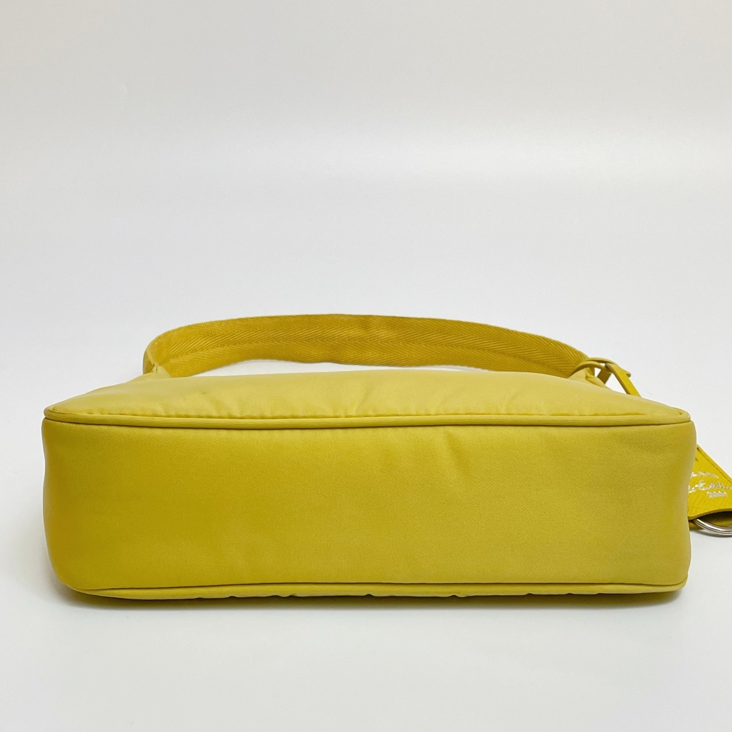 PRADA Re-Edition 2000 Re-Nylon Yellow Hobo Shoulder Underarm Bag