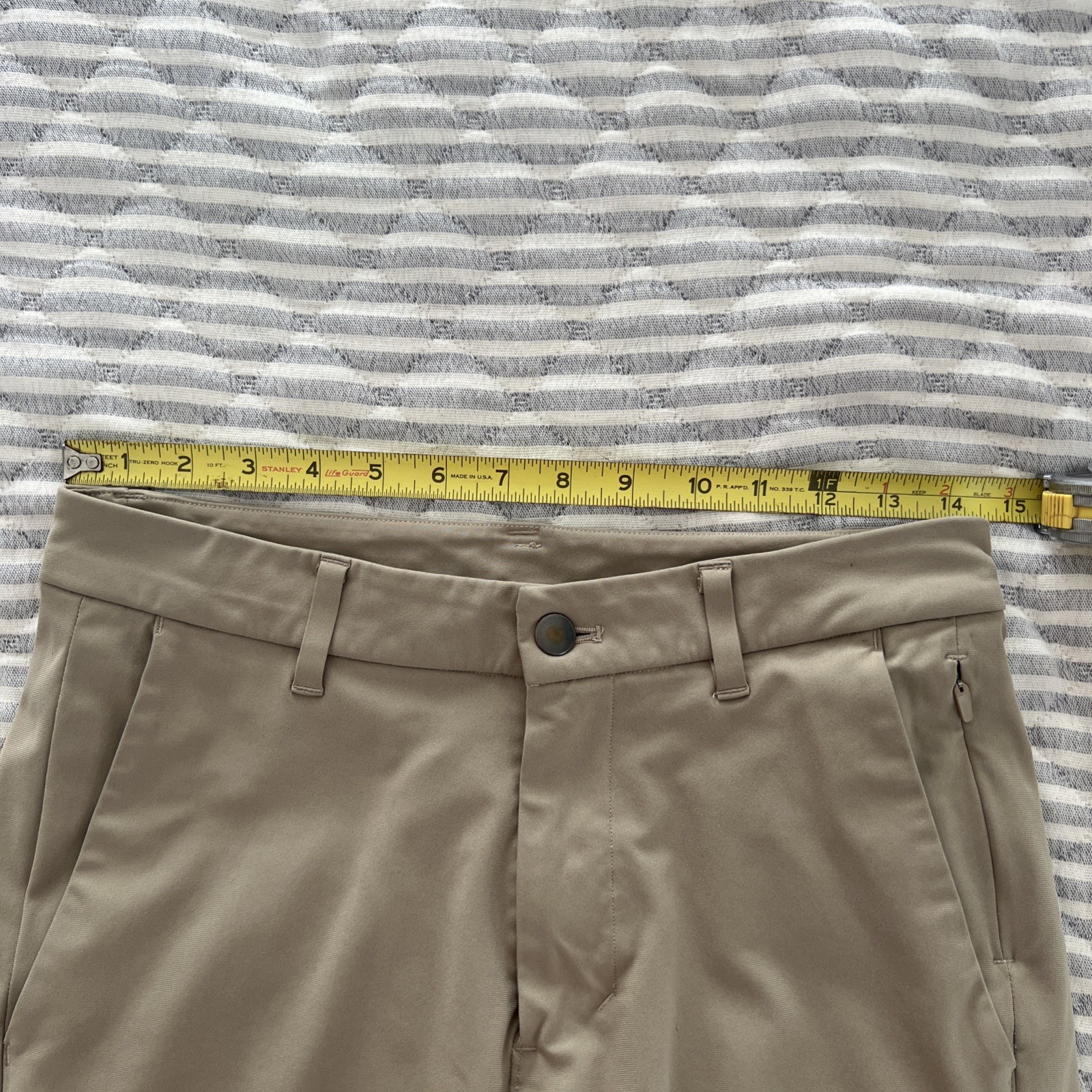 Lululemon Men’s Commission Pant Slim Warpstreme 28 Khaki Chino ABC LM5439S