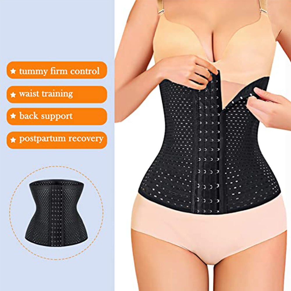 Waist Trainer Training Body Shaper Shapewear Underbust Cincher Tummy Belt Corset
